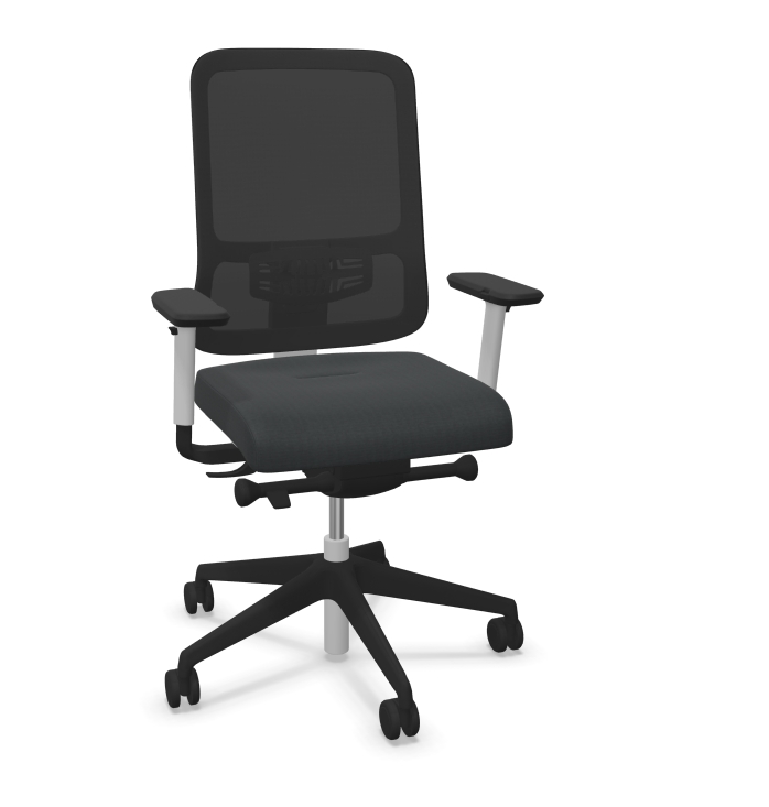 NOWYSTYL UTILA SWIVEL CHAIR MESH PRO BLACK