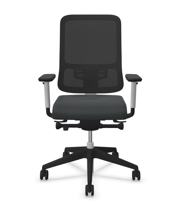 Alternative view of NOWYSTYL UTILA SWIVEL CHAIR MESH PRO BLACK