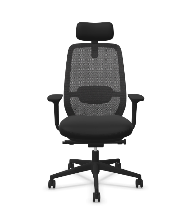 Alternative view of NOWYSTYL ELOVIE SWIVEL CHAIR MESH HRT