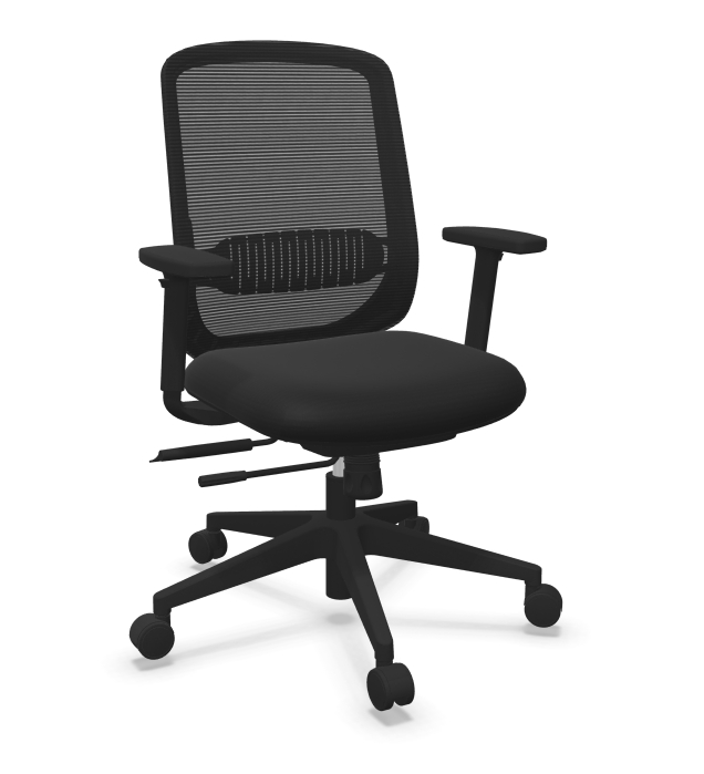 Alternative view of NOWYSTYL VIENNA SWIVEL CHAIR MESH