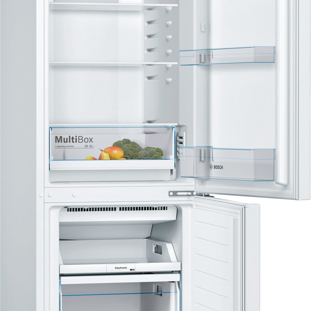 Alternative view of Serie 2, Freistehende Kühl-Gefrier-Kombination mit Gefrierbereich unten, 186 x 60 cm, Weiß, Total No Frost , KGN36NWEA