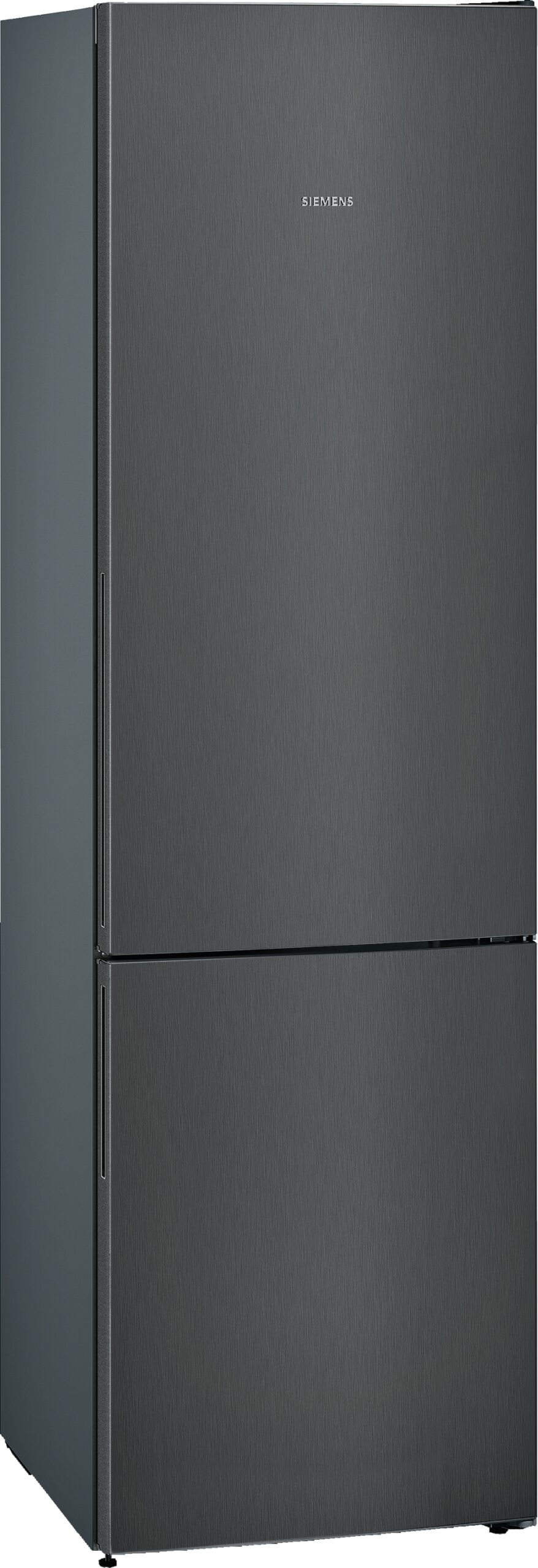 iQ500, Freistehende Kühl-Gefrier-Kombination mit Gefrierbereich unten, 201 x 60 cm, Gebürsteter schwarzer Stahl AntiFingerprint, KG39E8XBA
