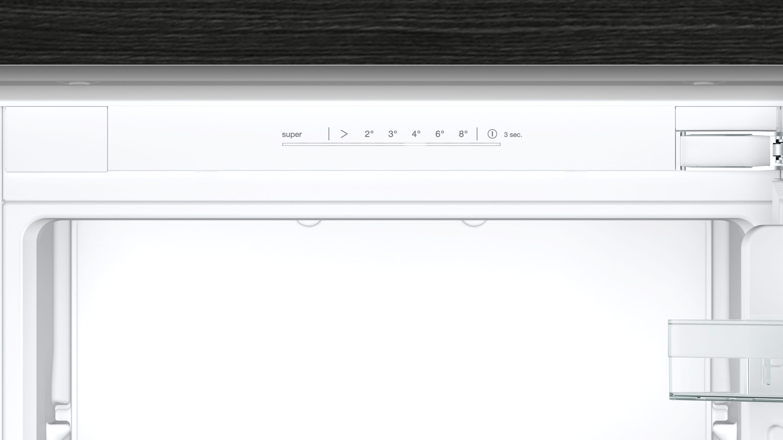 iQ100, Einbau-Kühl-Gefrier-Kombination mit Gefrierbereich unten, 177.2 x 54.1 cm, Flachscharnier, KI85NNFE0 – Bild 3