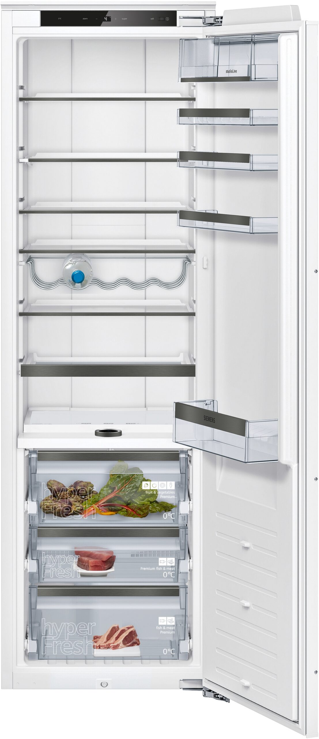 iQ700, Einbau-Kühlschrank, 177.2 x 55.8 cm, Flachscharnier mit Softeinzug, KI81FHOD0