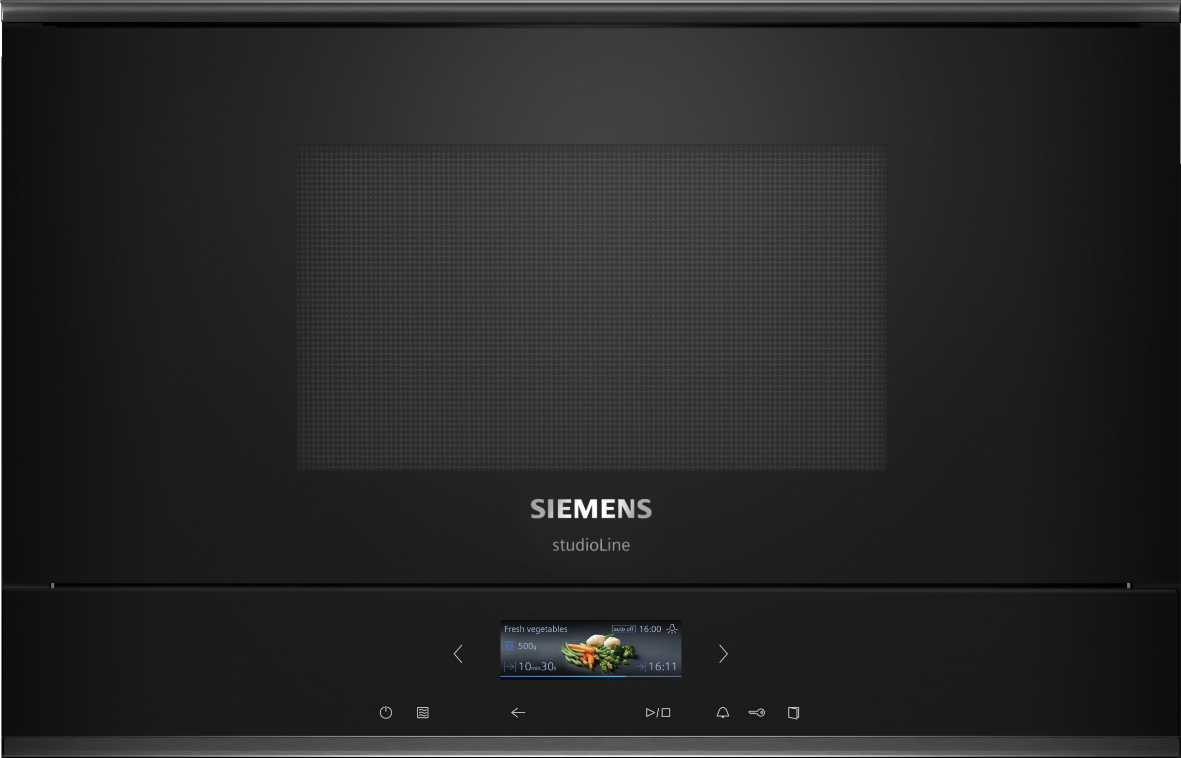 iQ700, Einbau-Mikrowelle, Schwarz, Edelstahl, BF922L1B1