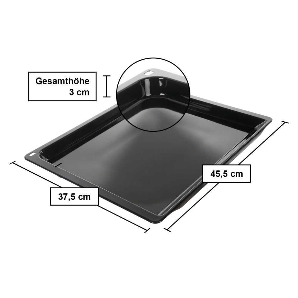 Alternative view of Backblech, 30 x 455 x 375 mm, spülmaschinengeeignet, HEZ631070