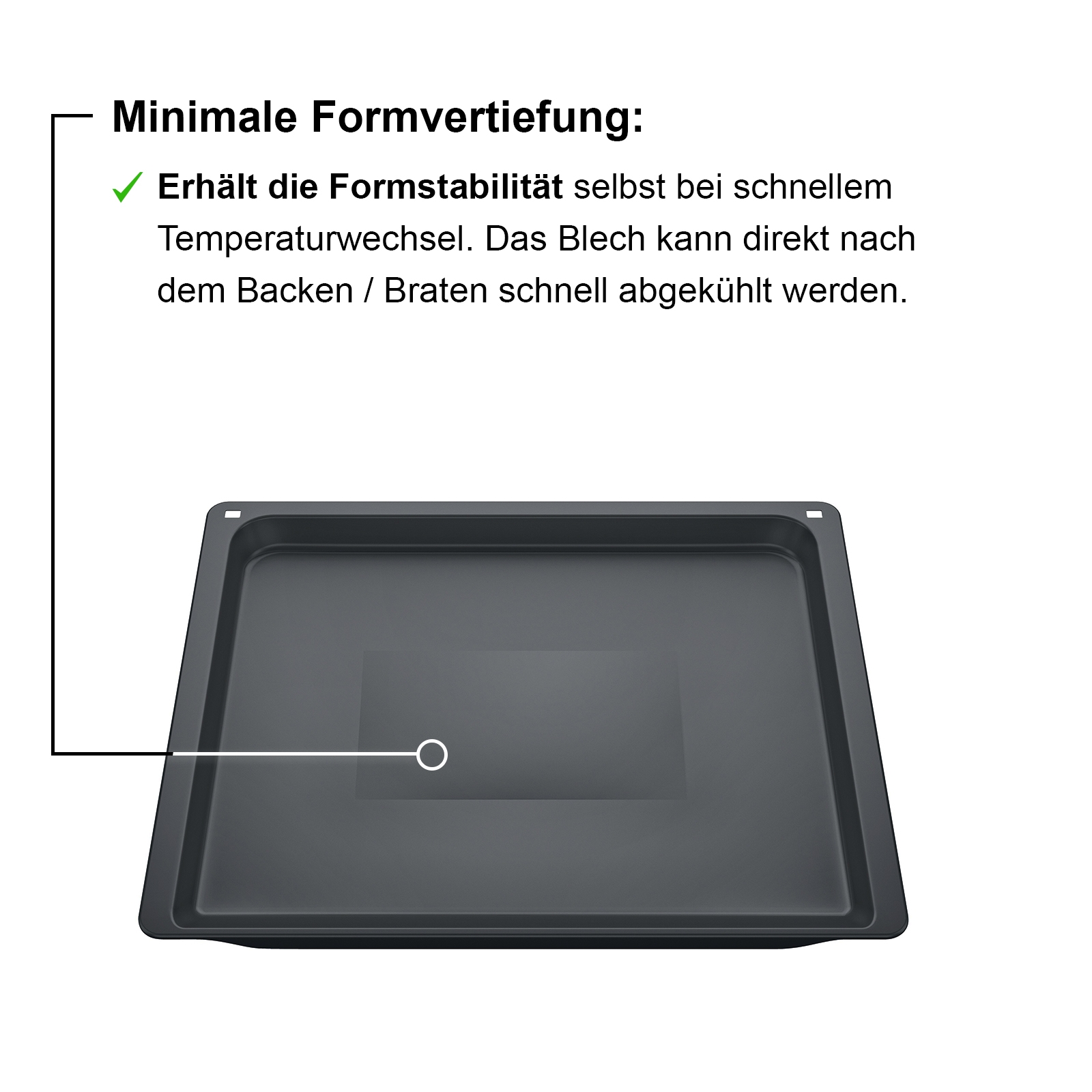 Backblech, 30 x 455 x 375 mm, spülmaschinengeeignet, HZ631070 – Bild 4