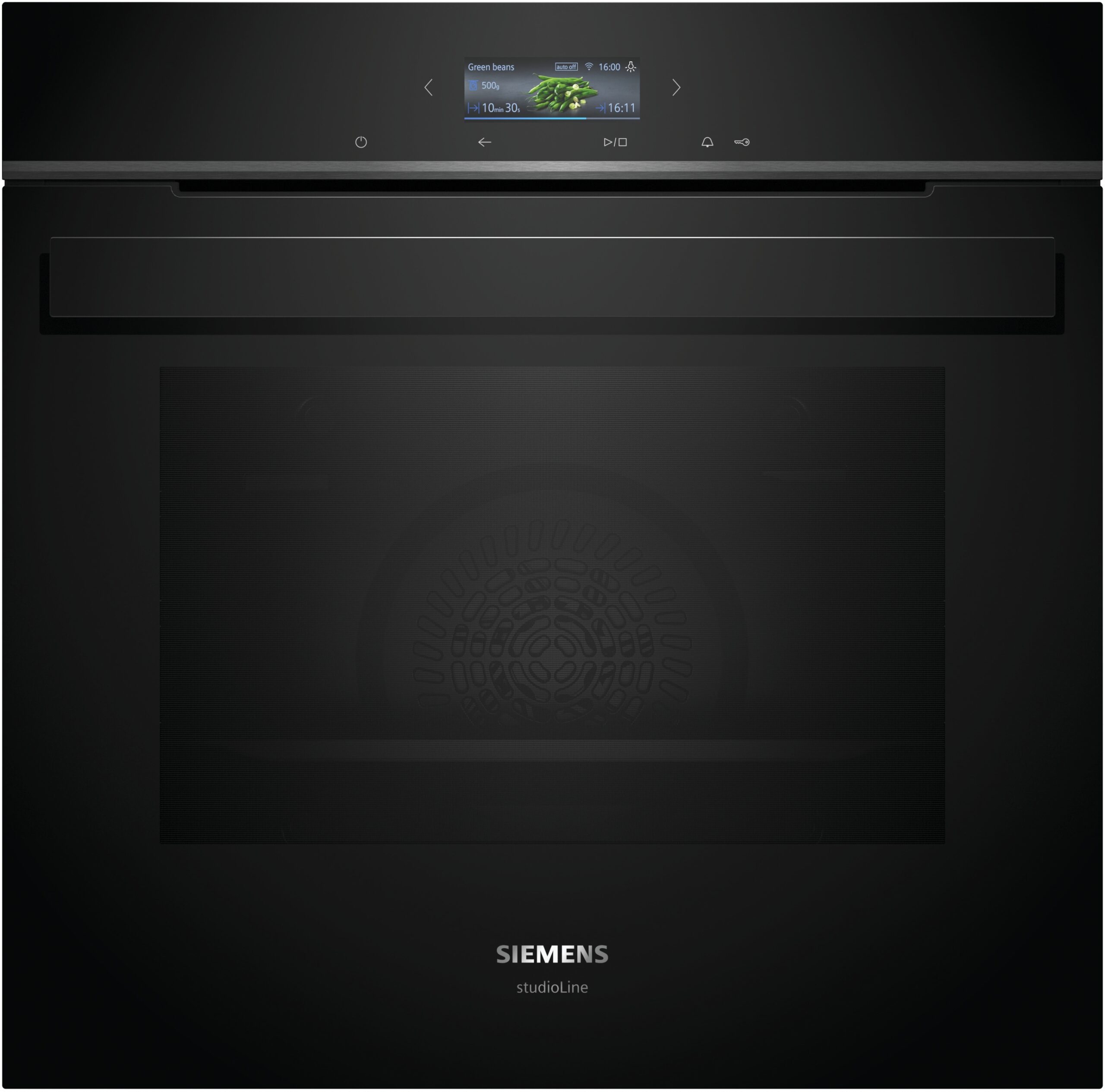 iQ700, Einbau-Backofen, 60 x 60 cm, Schwarz, Edelstahl, HB974GLB1