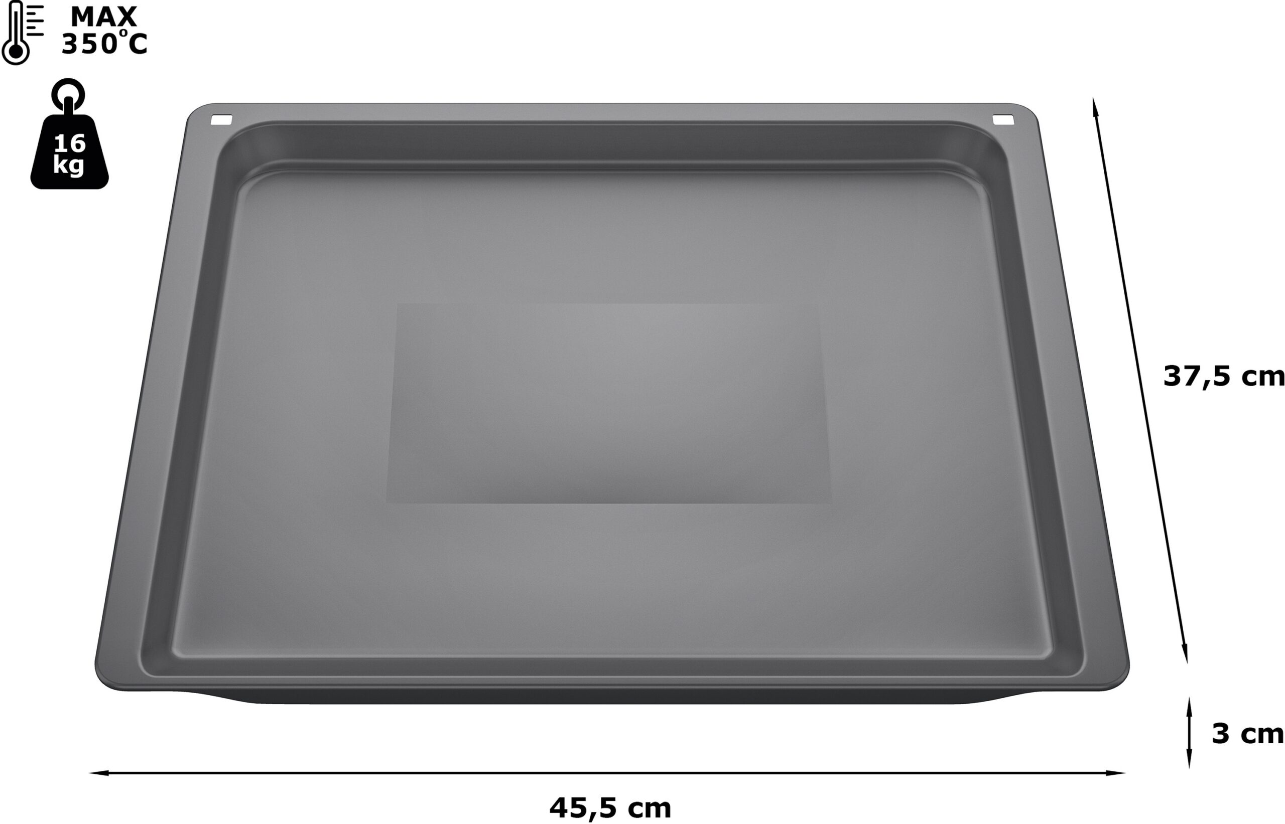 Backblech, 30 x 455 x 375 mm, spülmaschinengeeignet, HZ631070 – Bild 5