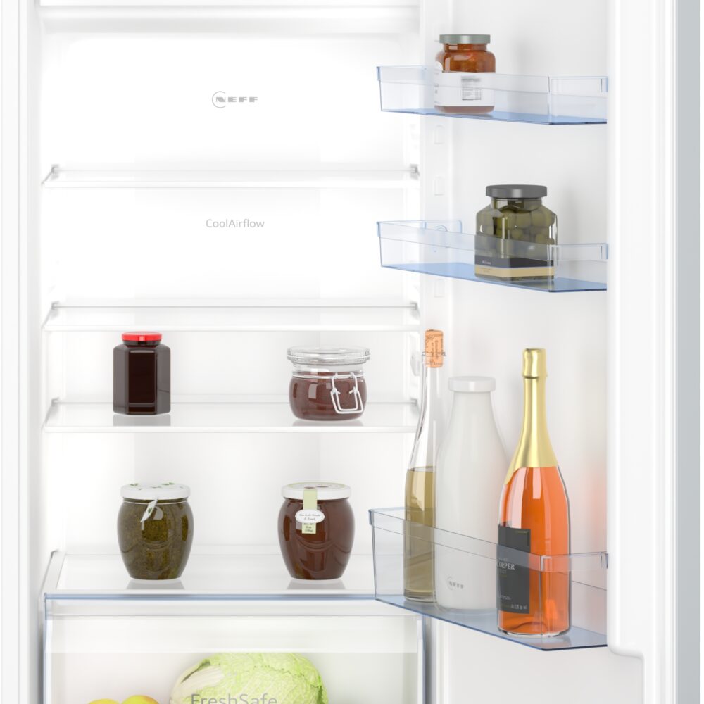 N 30, Einbau-Kühlschrank mit Gefrierfach, 122.1 x 54.1 cm, Schleppscharnier, KI2421SE0