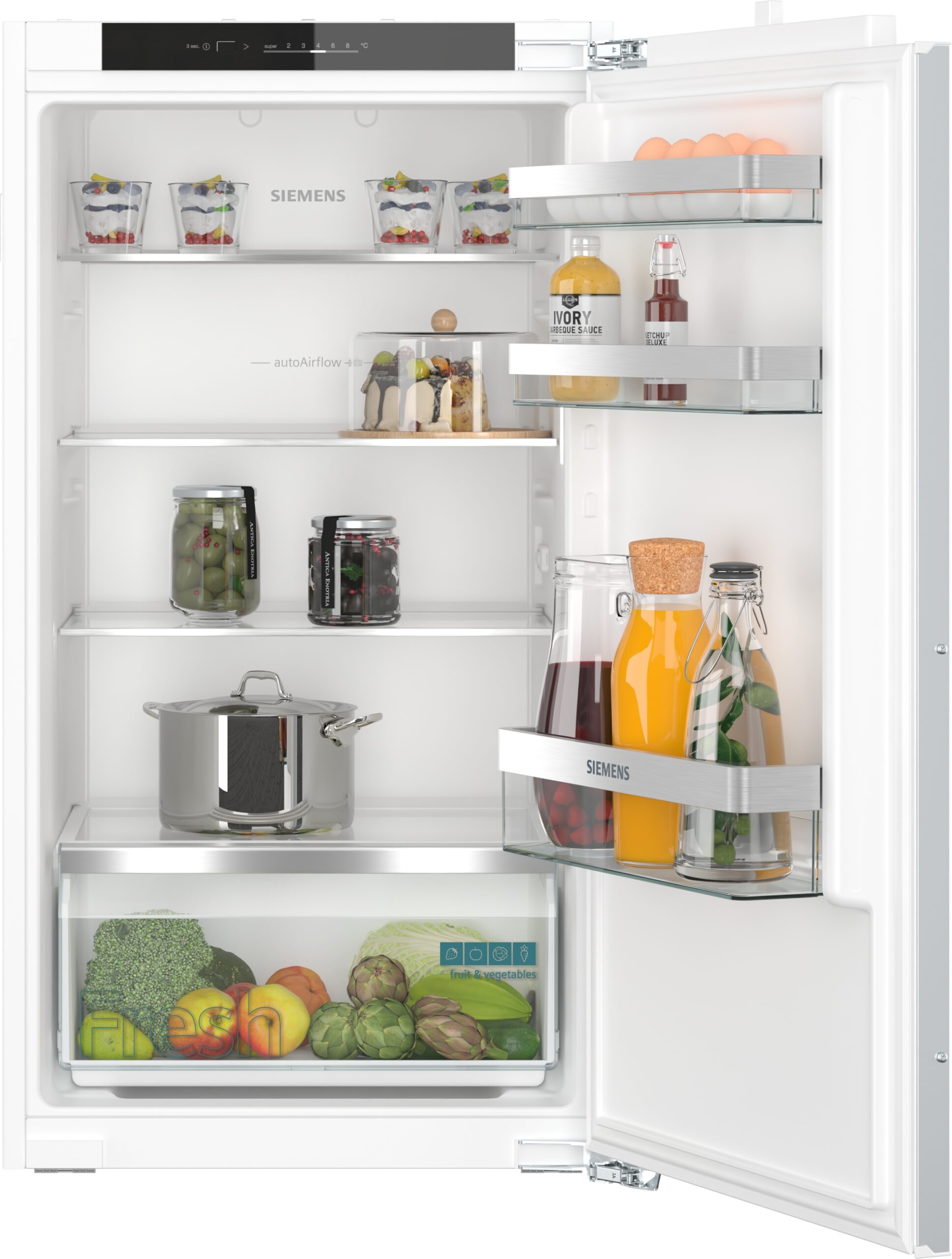iQ300, Einbau-Kühlschrank, 102.1 x 54.1 cm, Flachscharnier, KI31R2FE0