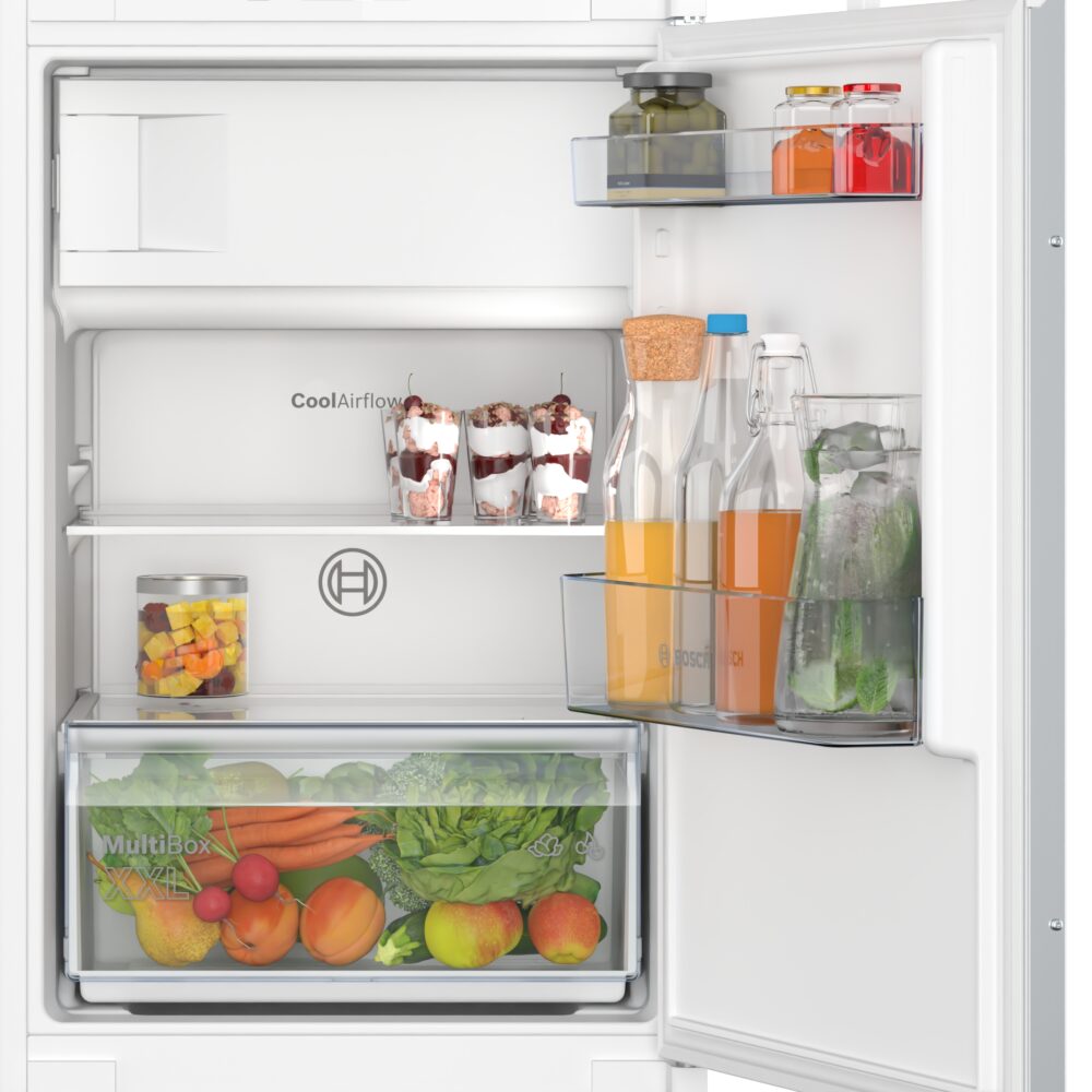 Serie 2, Einbau-Kühlschrank mit Gefrierfach, 87.4 x 54.1 cm, Schleppscharnier, KIL22NSE0