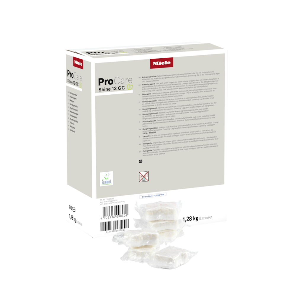 Alternative view of ProCare Shine 12 GC - 80 TabsReiniger-Tabs, 80 Stück mit EU Ecolabel