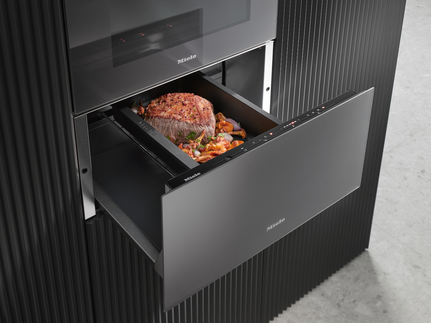ESW 7020Grifflose Gourmet-Wärmeschublade in 29cm Höhe – Bild 2