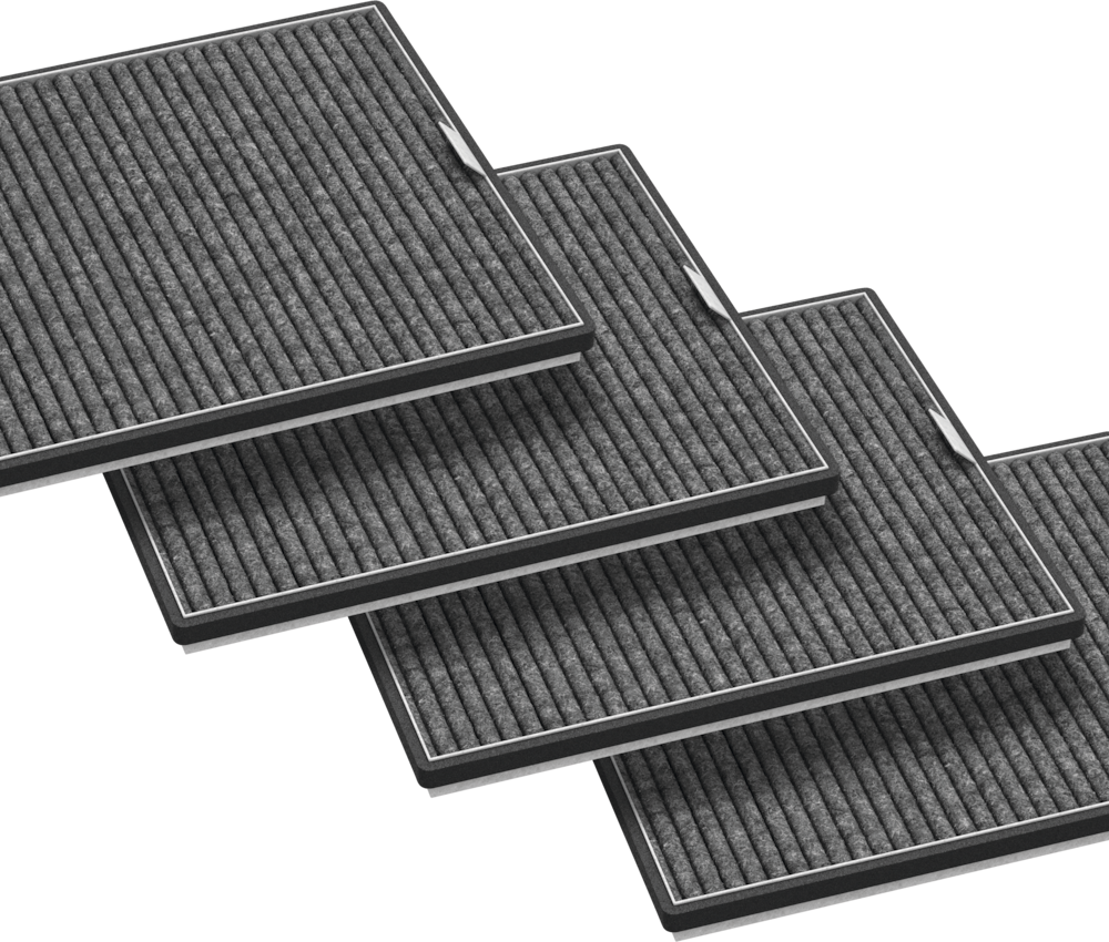 DKF 17-PActive AirClean Geruchsfilter mit Aktivkohle