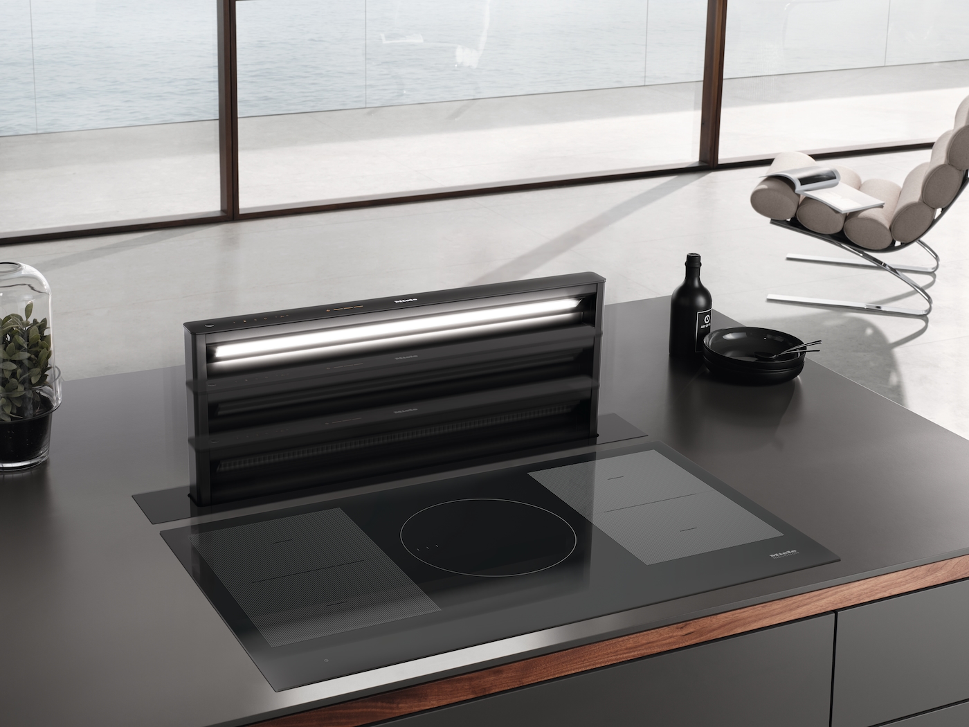 DAD 4941 Black LevantarDowndraft-Dunstabzug – Bild 2