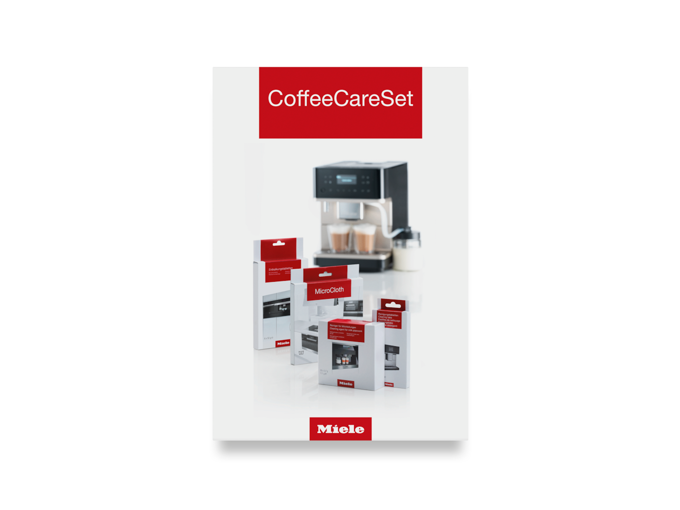 CoffeeCare SetPflegeset für die Reinigung und Pflege der Miele Kaffeevollautomaten