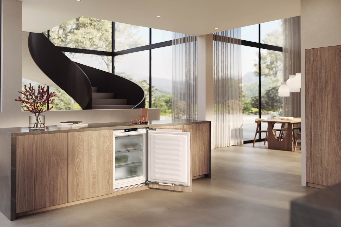 FNUS 7140 CUnterbau-Gefrierschrank 86-92cm Nischenhöhe – Bild 2