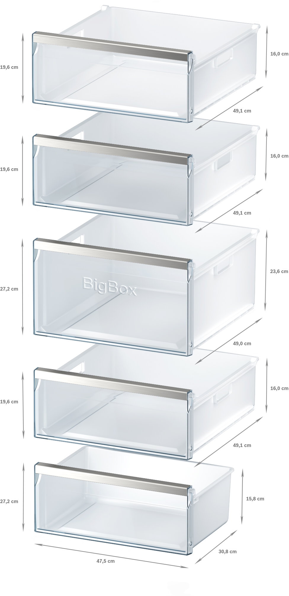 iQ500, Freistehender Gefrierschrank, 176 x 70 cm, GS54NUWDV – Bild 7
