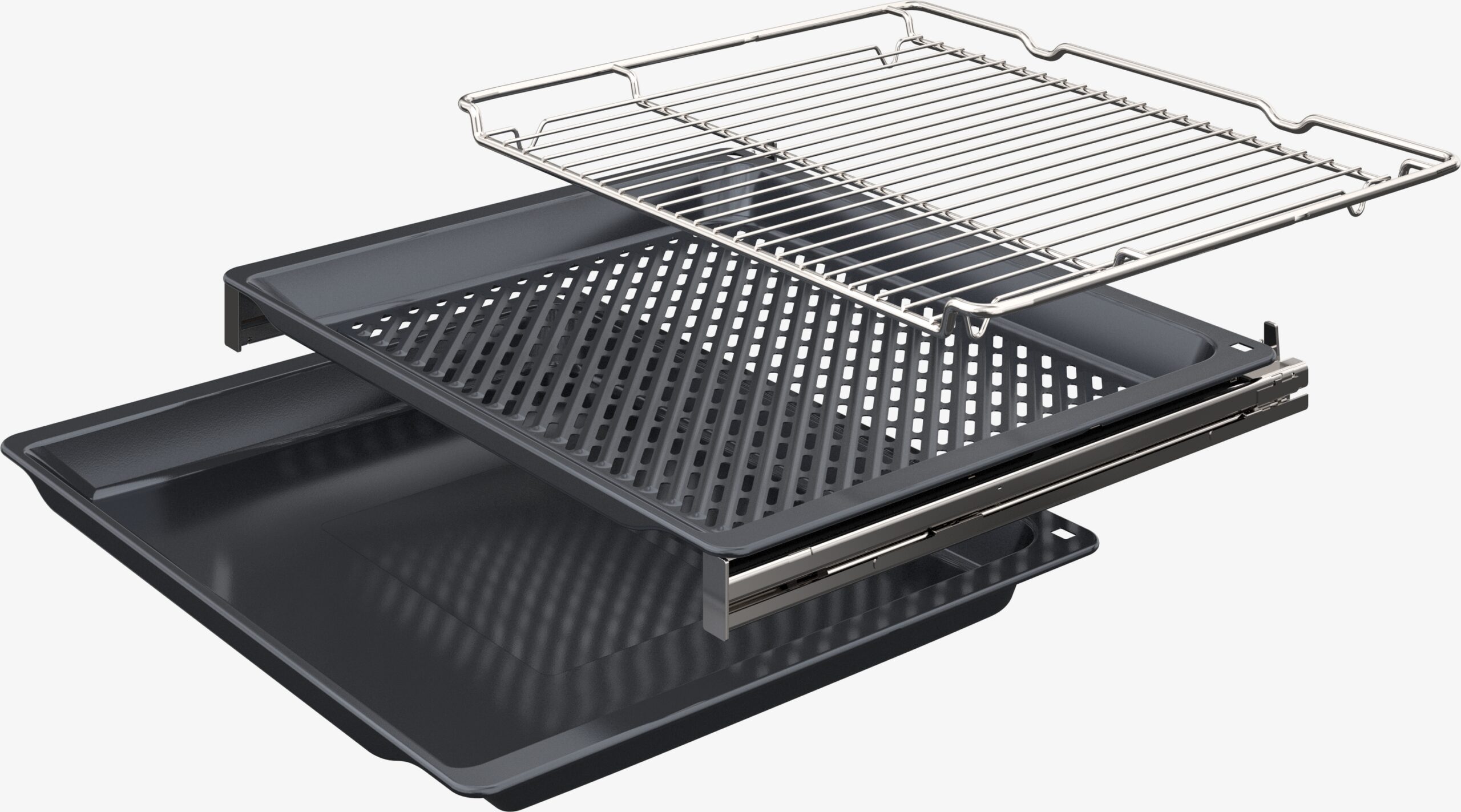 iQ300, Einbau-Backofen, 60 x 60 cm, Schwarz, Edelstahl, HB472G0B3 – Bild 6