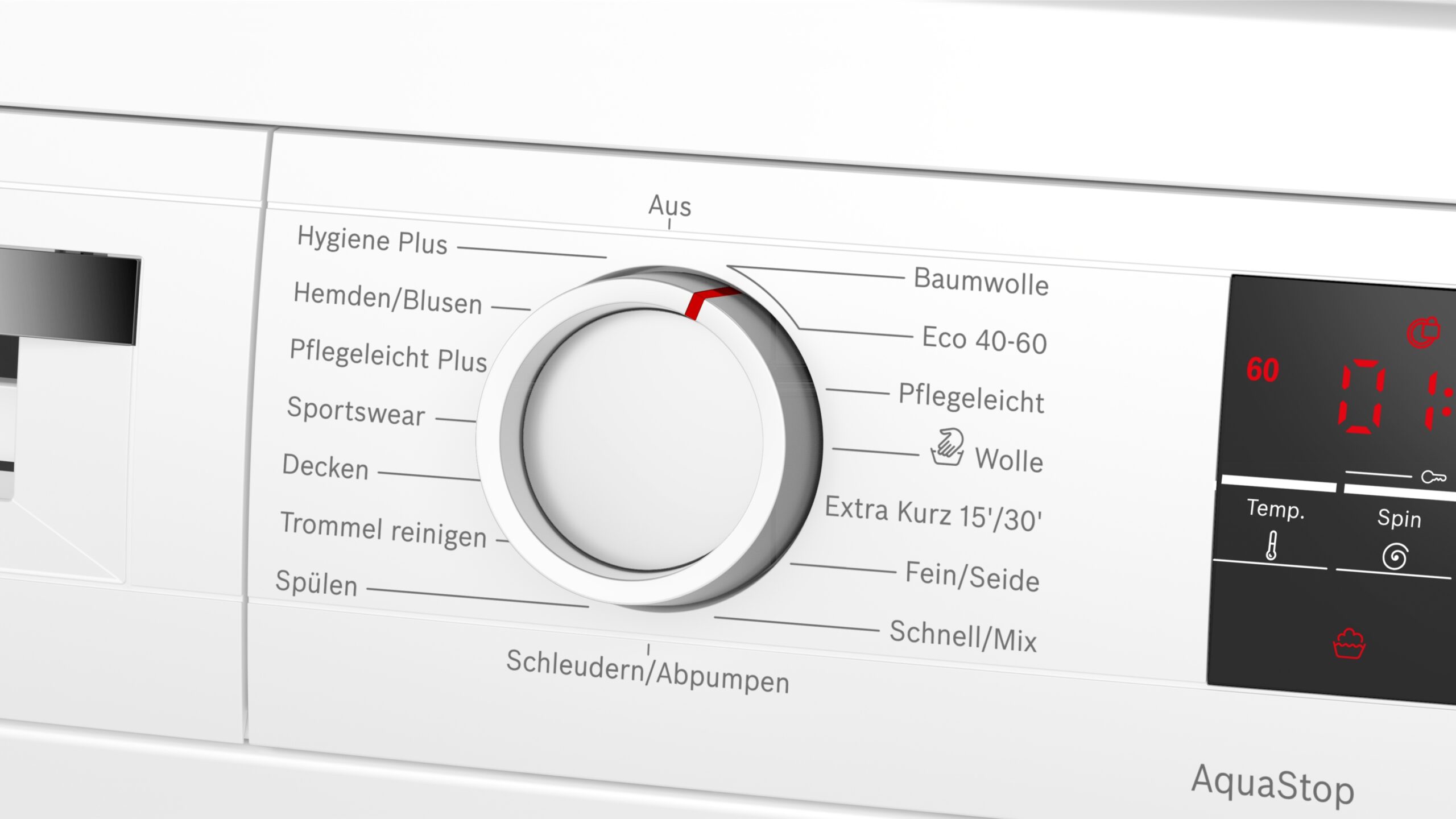 Serie 6, Waschmaschine, unterbaufähig - Frontlader, 8 kg, max. 1400 U/min., WUU28T48 – Bild 3