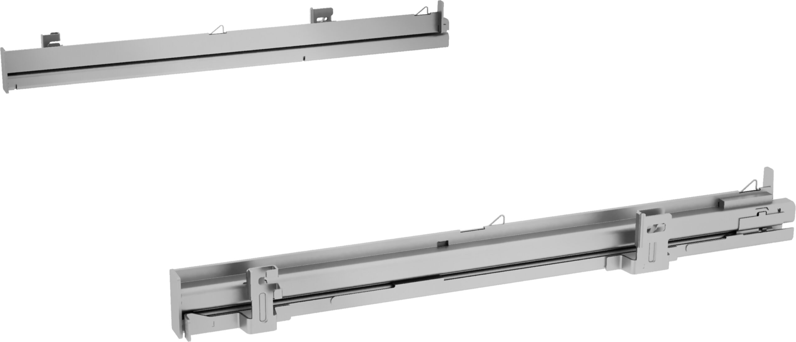 Clip-Vollauszug, 38 x 455 x 375 mm, Edelstahl, Z1608BX0