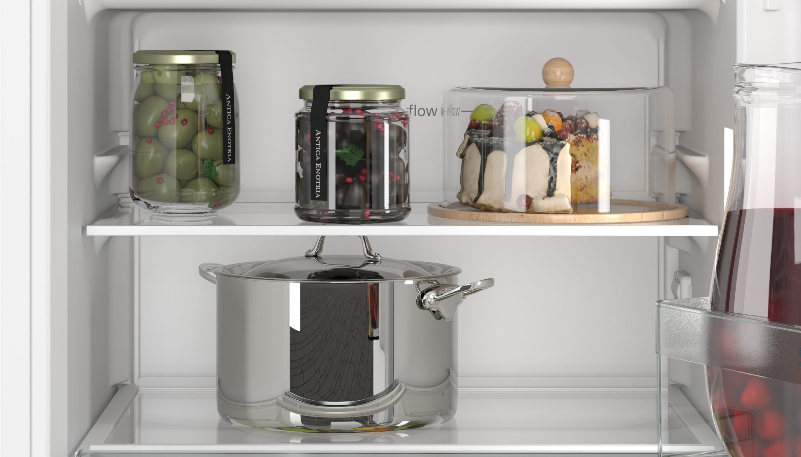iQ100, Einbau-Kühlschrank mit Gefrierfach, 87.4 x 54.1 cm, Schleppscharnier, KI22LNSE0 – Bild 3