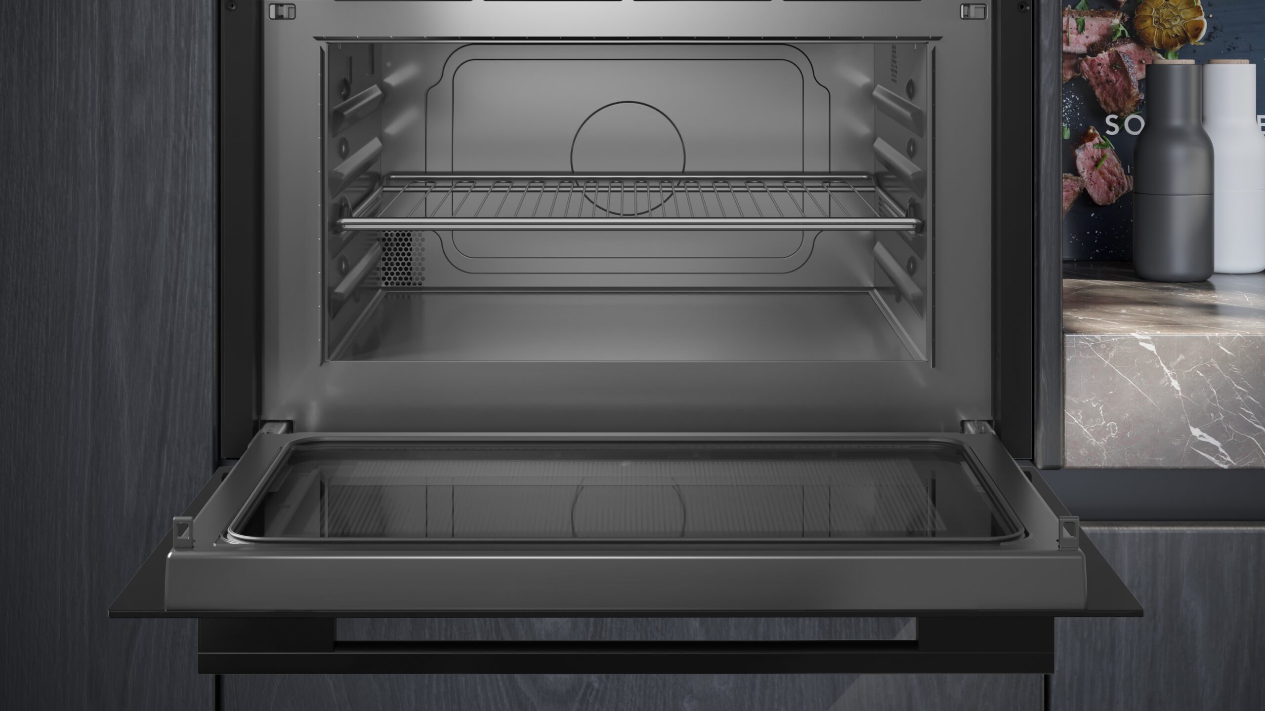iQ700, Einbau-Mikrowelle, Schwarz, Edelstahl, CE732GXB1 – Bild 3