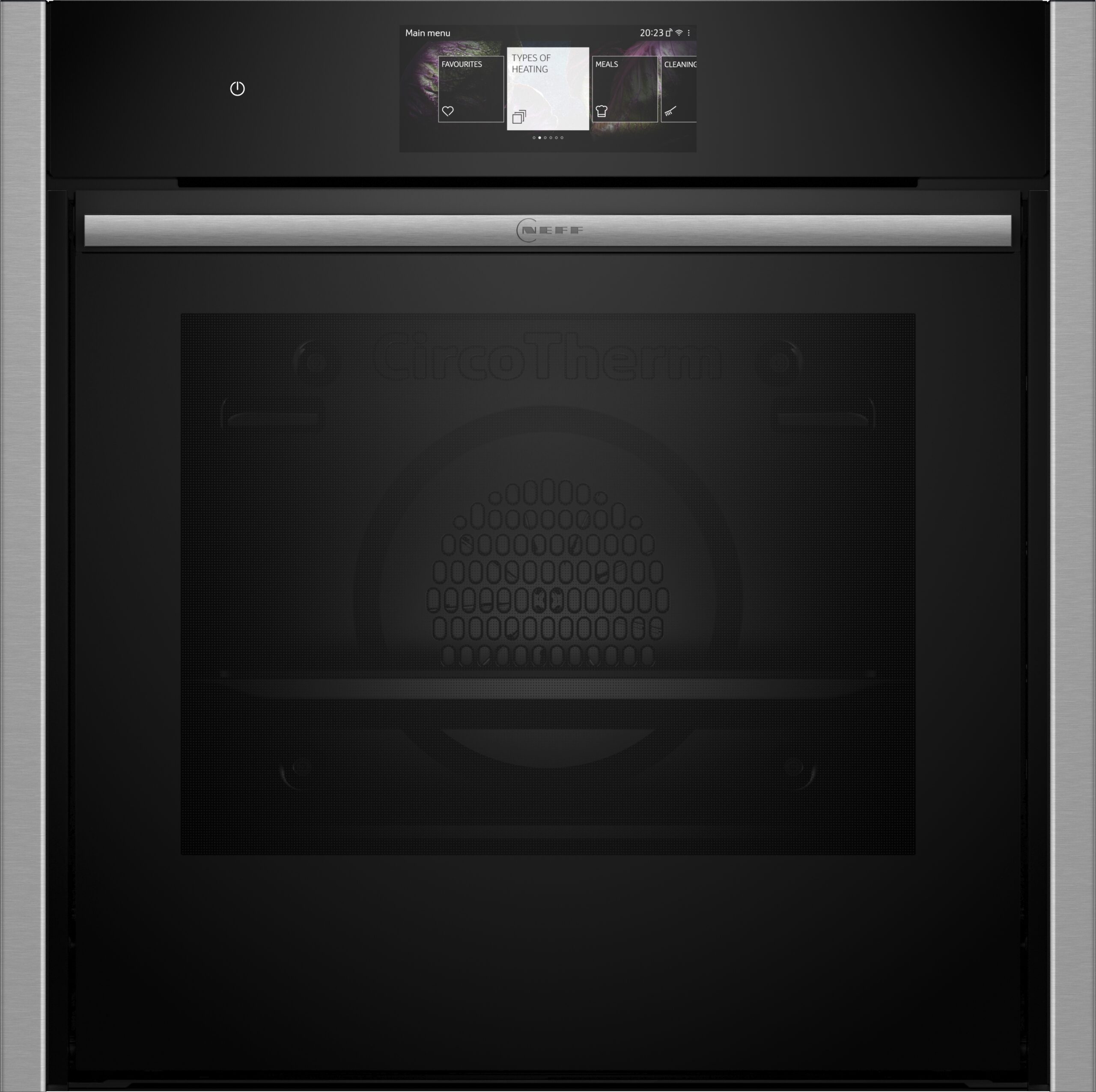 N 90, Backofen, 60 x 60 cm, Edelstahl, B64CT73N0
