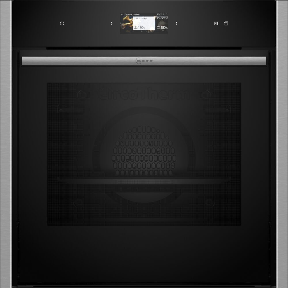 N 90, Dampfbackofen, 60 x 60 cm, Edelstahl, B64FS31N0