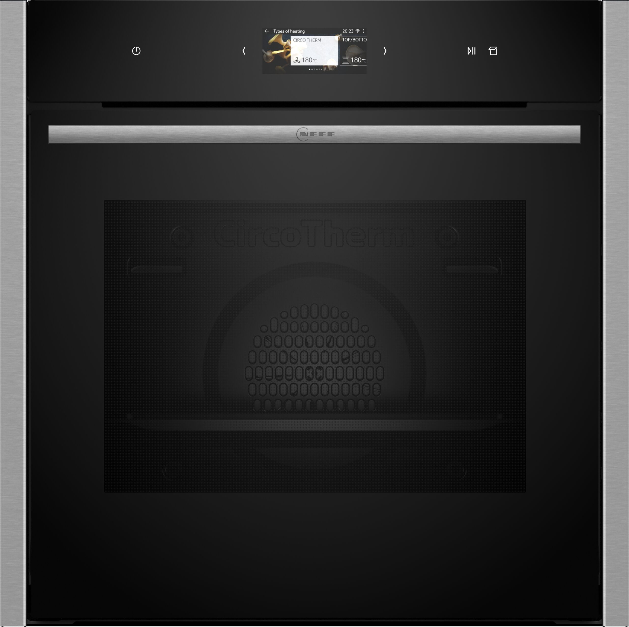 N 90, Dampfbackofen, 60 x 60 cm, Edelstahl, B24FS33N0
