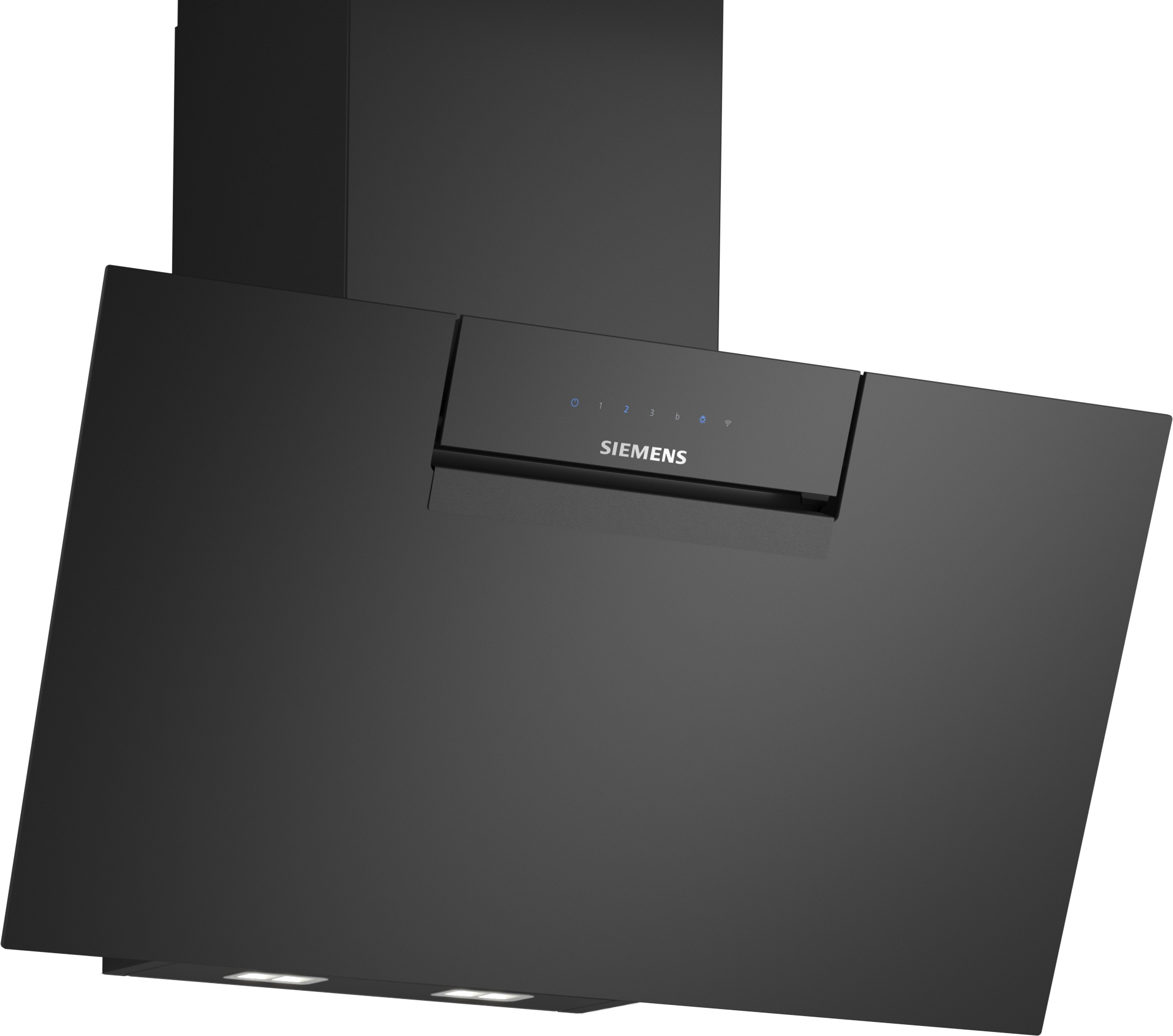 iQ300, Wandesse, 80 cm, Klarglas schwarz bedruckt, Schwarz, LC87KFN60