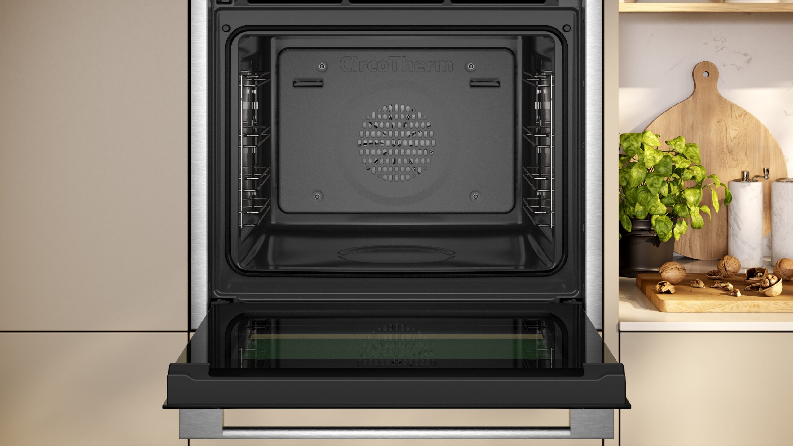 N 90, Dampfbackofen, 60 x 60 cm, Edelstahl, B24FS33N0 – Bild 3