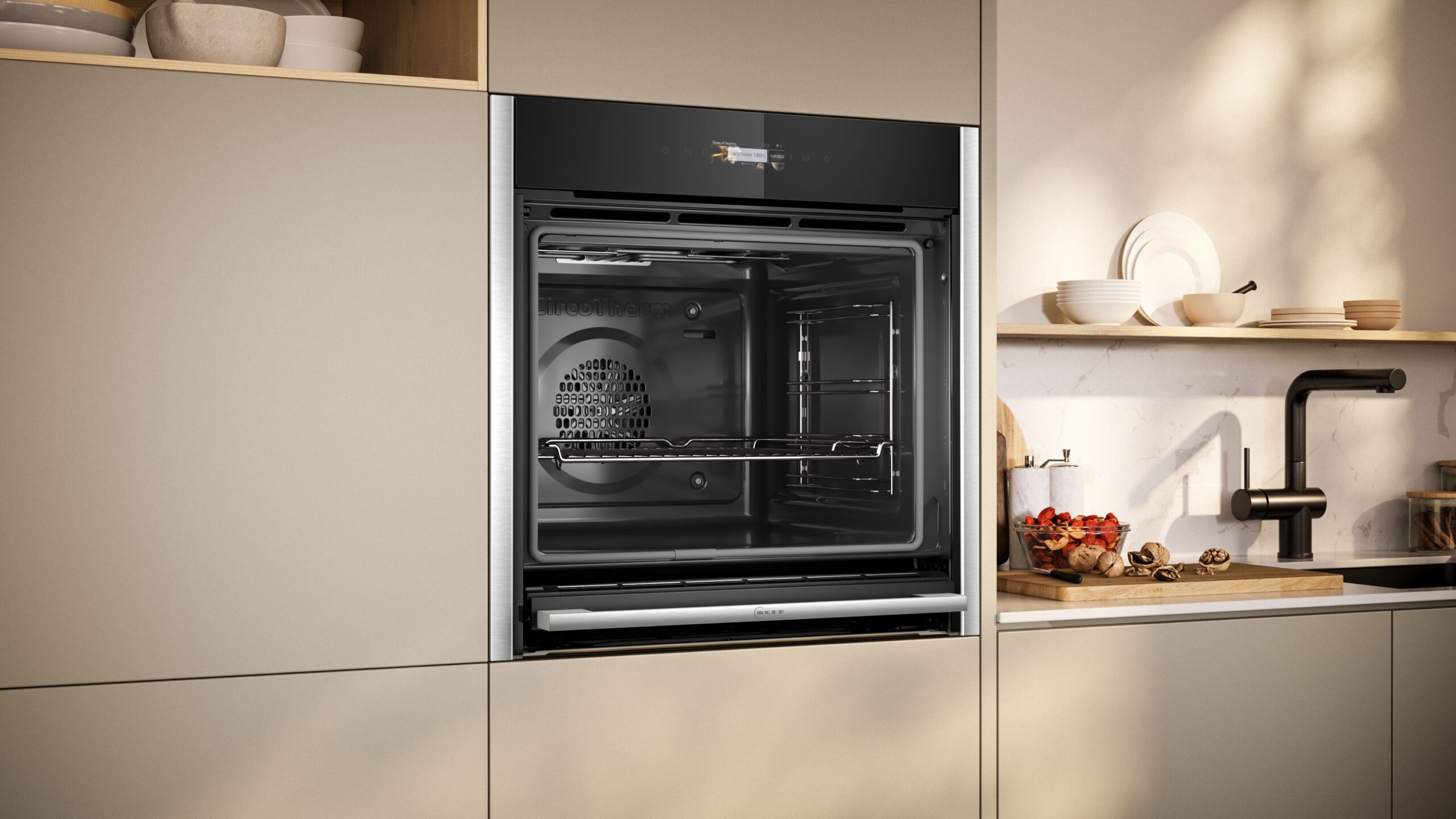 N 70, Backofen, 60 x 60 cm, Edelstahl, B54CR71N0 – Bild 4