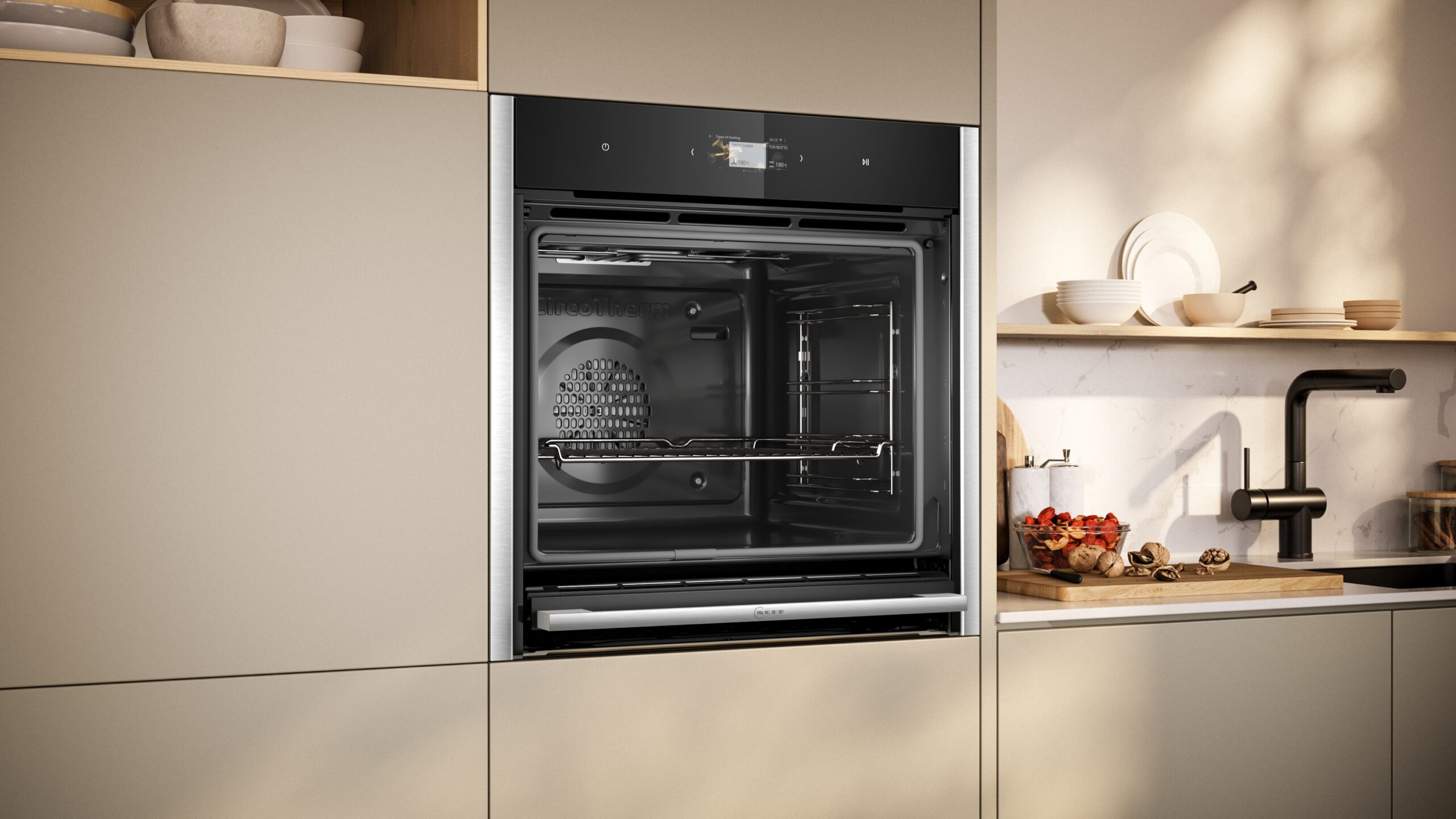 N 90, Backofen, 60 x 60 cm, Edelstahl, B64CS71N0 – Bild 4