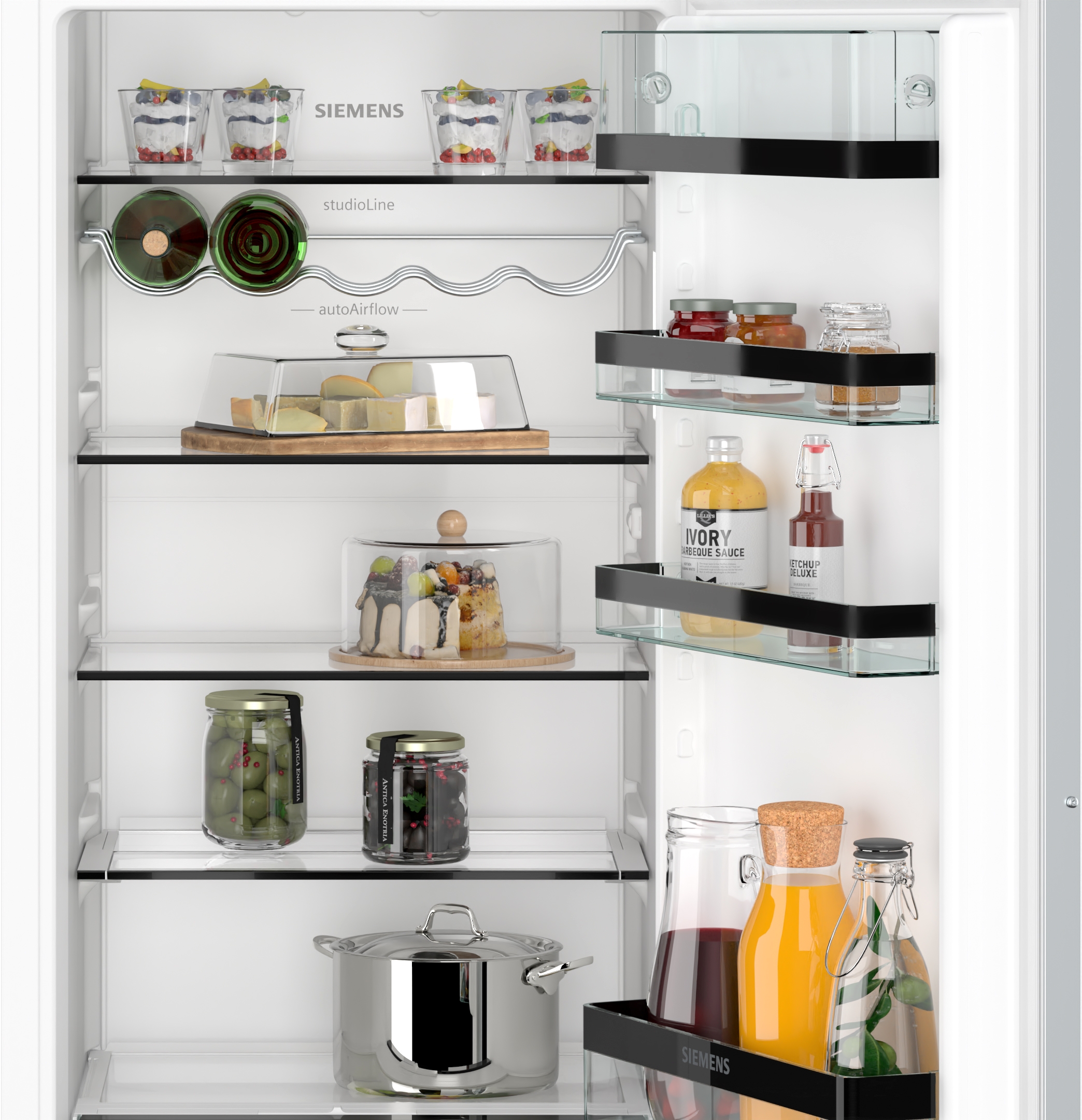 iQ500, Einbau-Kühlschrank, 122.1 x 55.8 cm, Flachscharnier mit Softeinzug, KI41RSDD1 – Bild 4