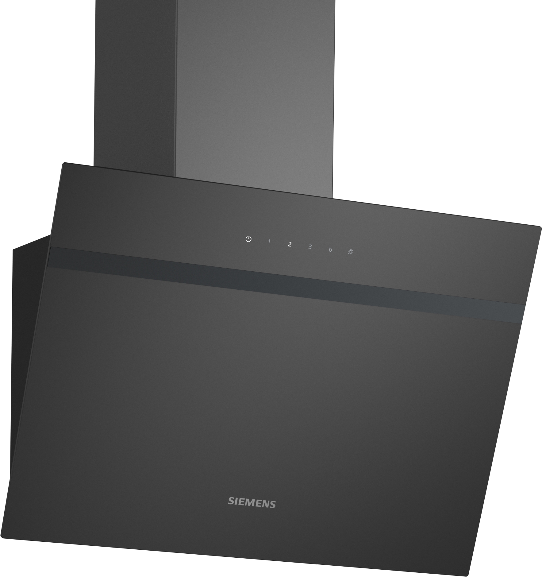 iQ100, Wandesse, 60 cm, Klarglas schwarz bedruckt, Schwarz, LC65KDK60
