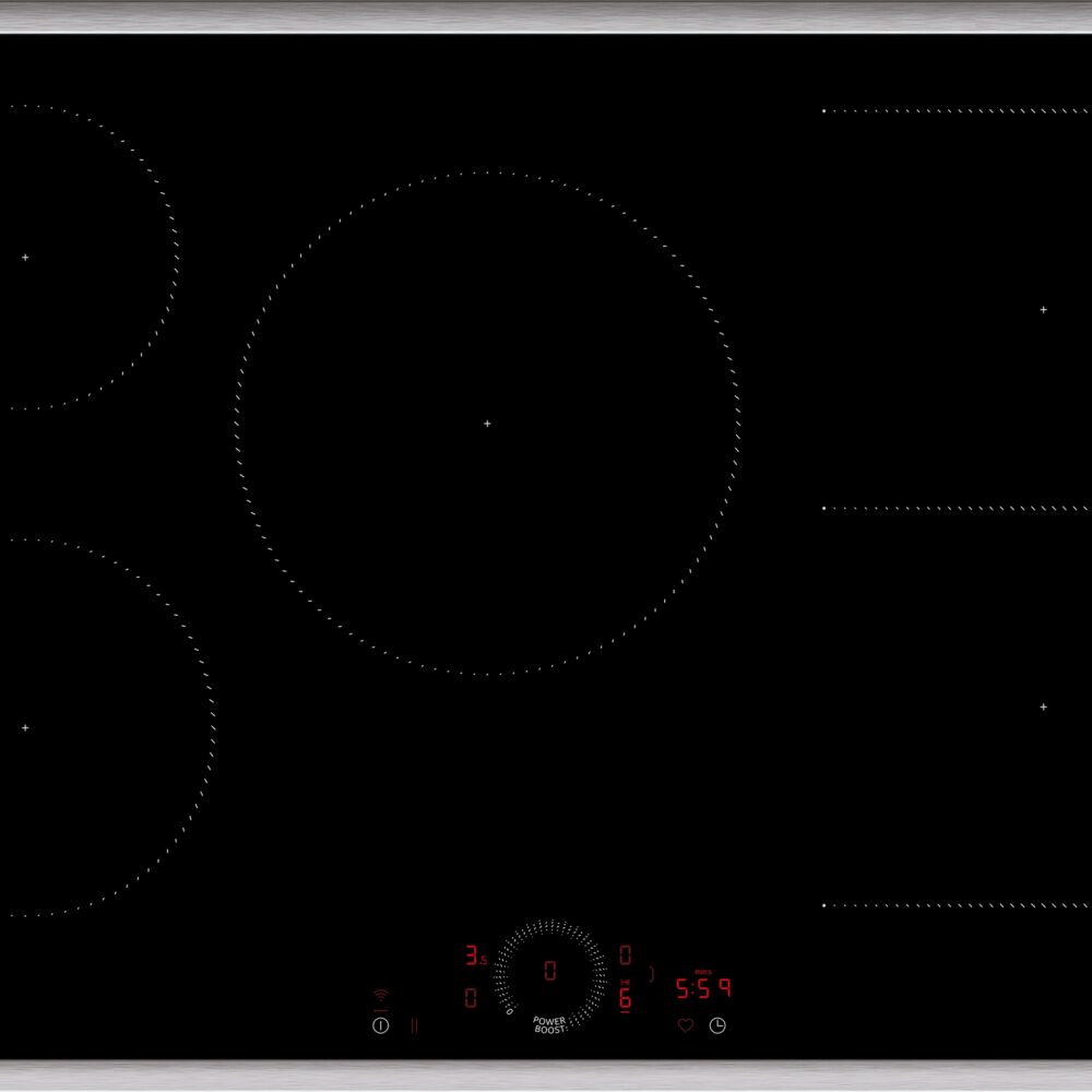 N 70, Induktionskochfeld, 80 cm, Mit Rahmen aufliegend, T58SHW1L0