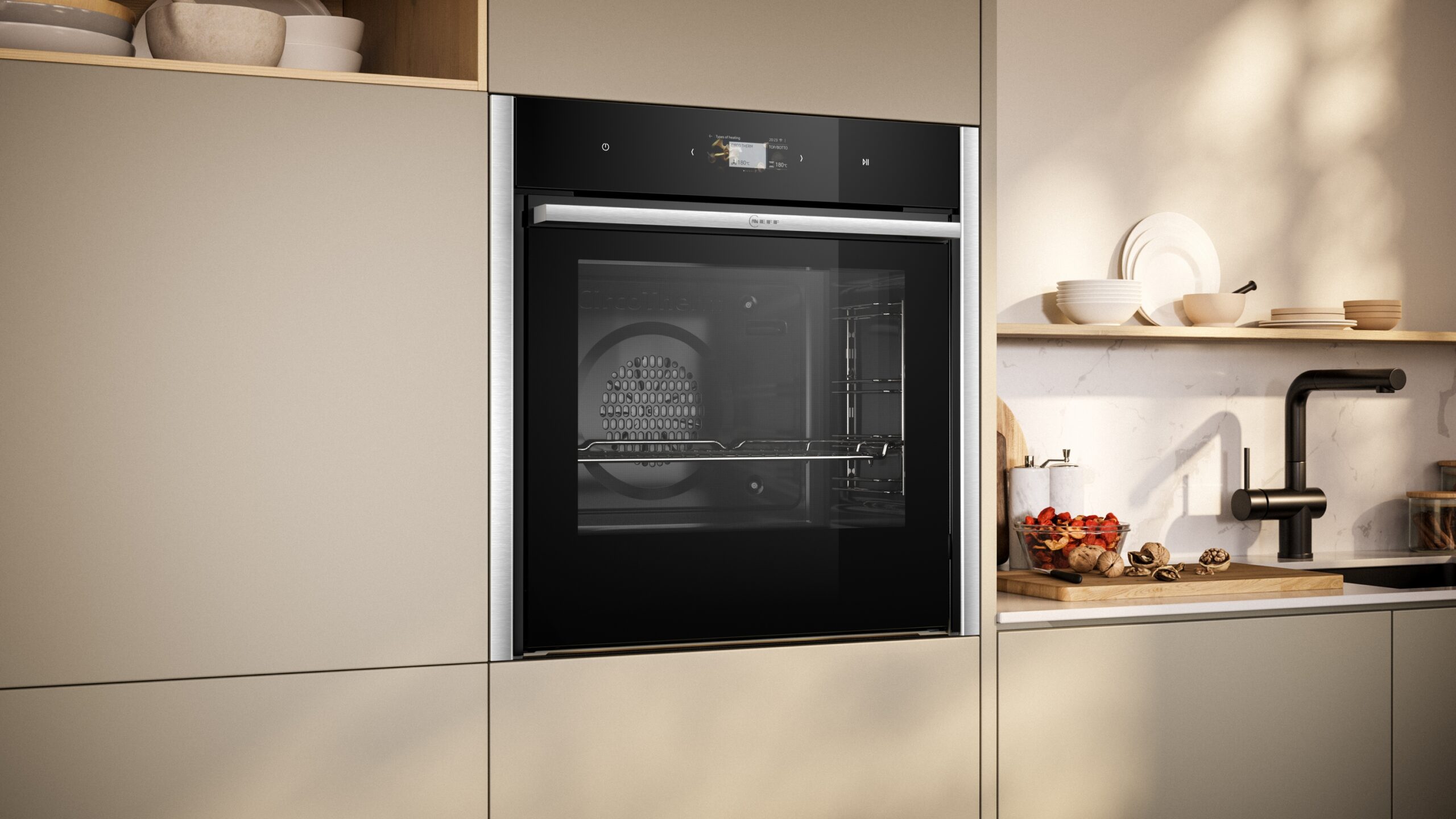 N 90, Backofen, 60 x 60 cm, Edelstahl, B64CS71N0 – Bild 5