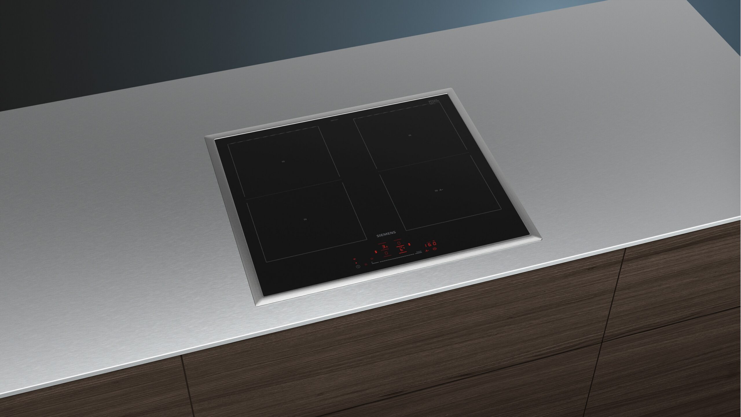 iQ500, Induktionskochfeld, 60 cm, Mit Rahmen aufliegend, ED645HQC1E – Bild 3