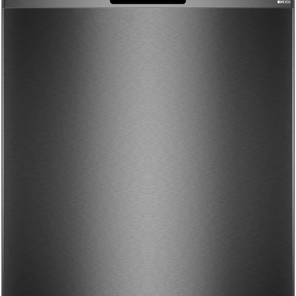 iQ300, Freistehender Geschirrspüler, 60 cm, Gebürsteter schwarzer Stahl mit Anti-Fingerprint, SN23EC03ME
