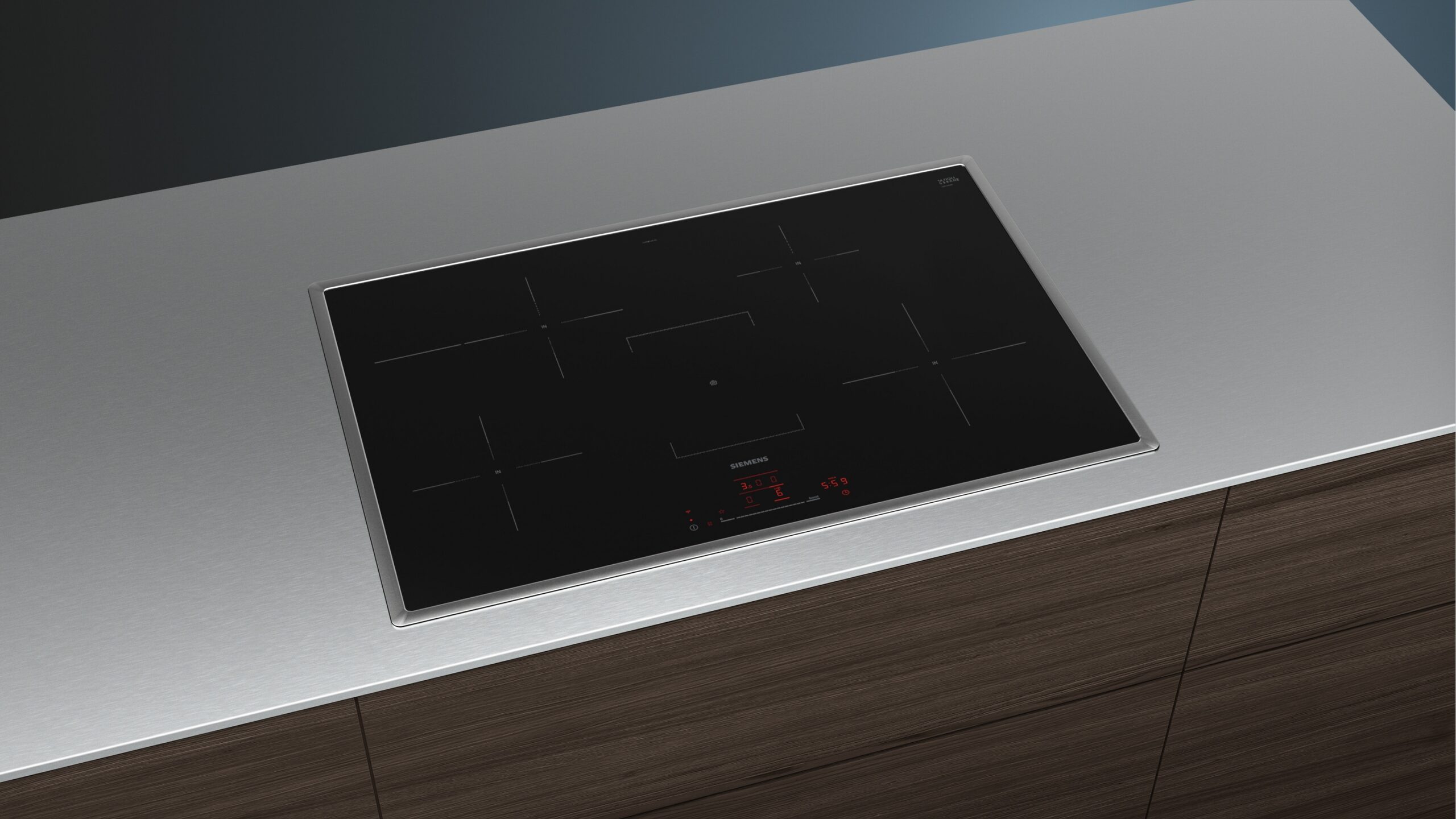 iQ300, Induktionskochfeld, 80 cm, Mit Rahmen aufliegend, EH845HFB1E – Bild 3