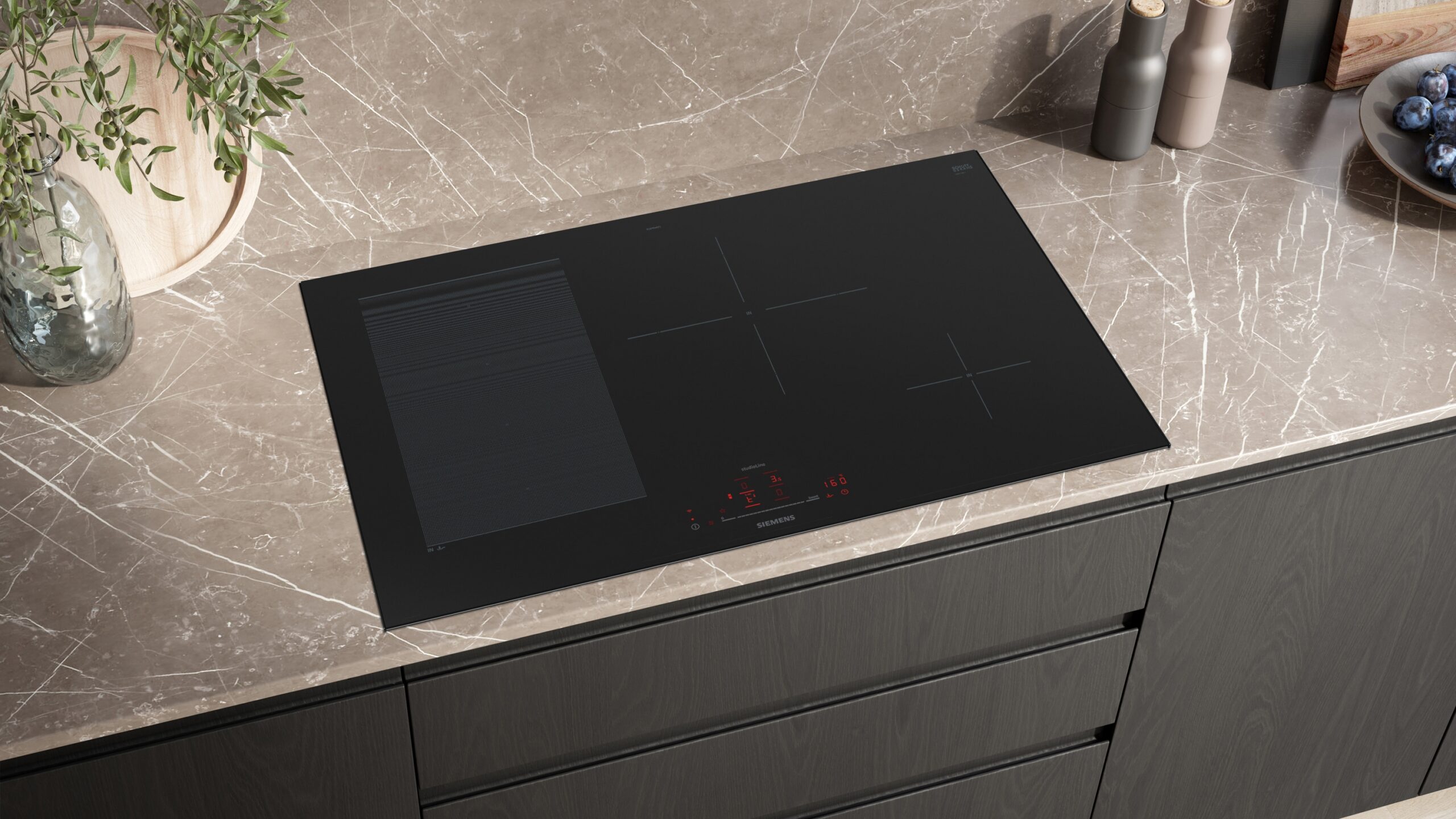 iQ700, Induktionskochfeld, 80 cm, Mit Rahmen aufliegend, EX877HEC1E – Bild 3