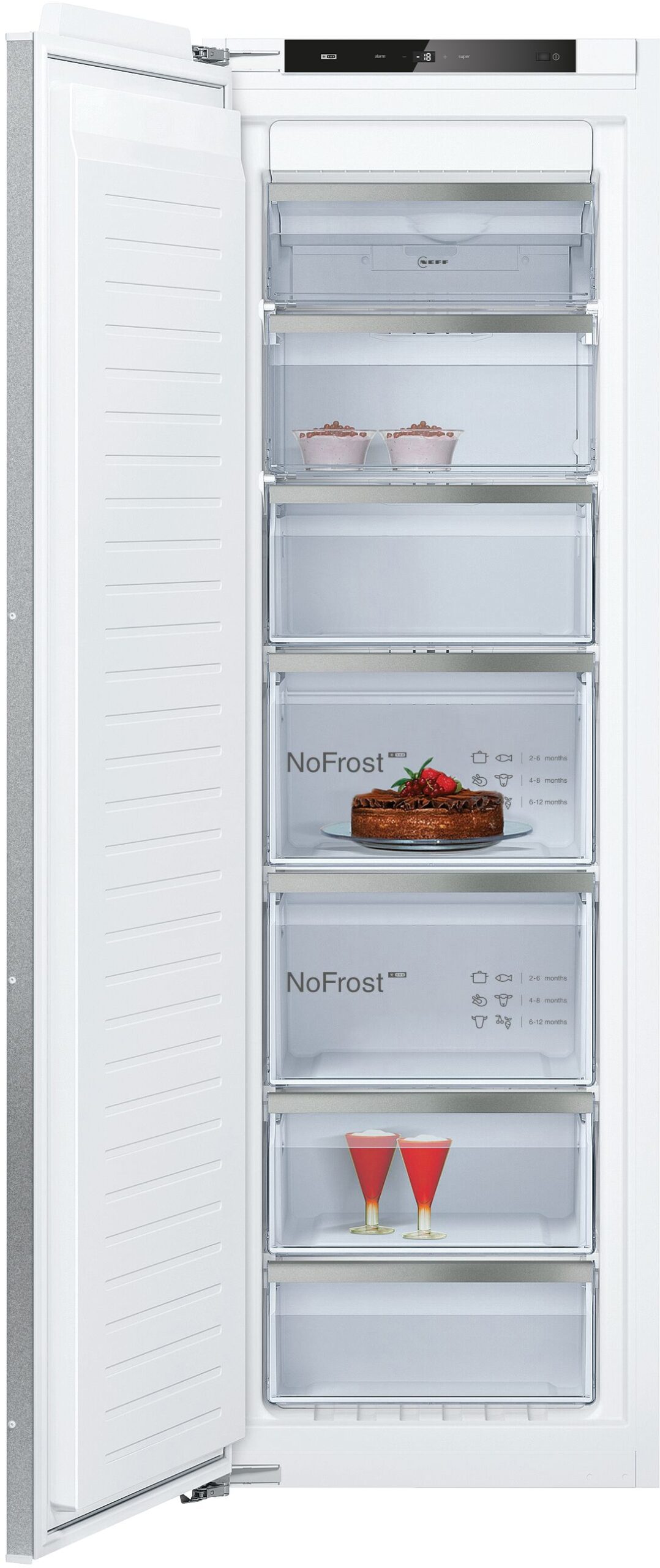 N 70, Einbau-Gefrierschrank, 177.2 x 55.8 cm, Flachscharnier mit Softeinzug, GI7813CE0