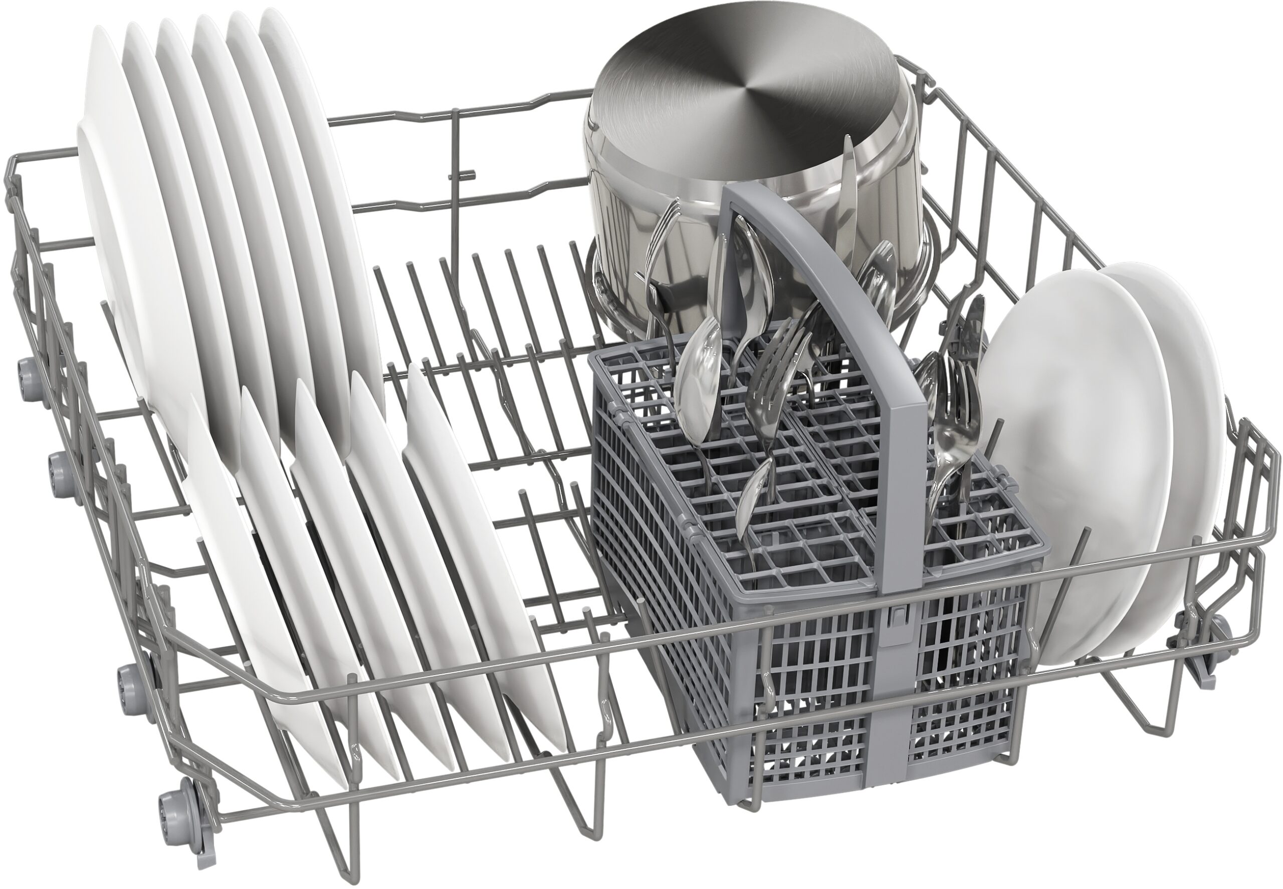 Serie 2, Unterbau-Geschirrspüler, 60 cm, Gebürsteter Stahl, SMU2HTS08E – Bild 6