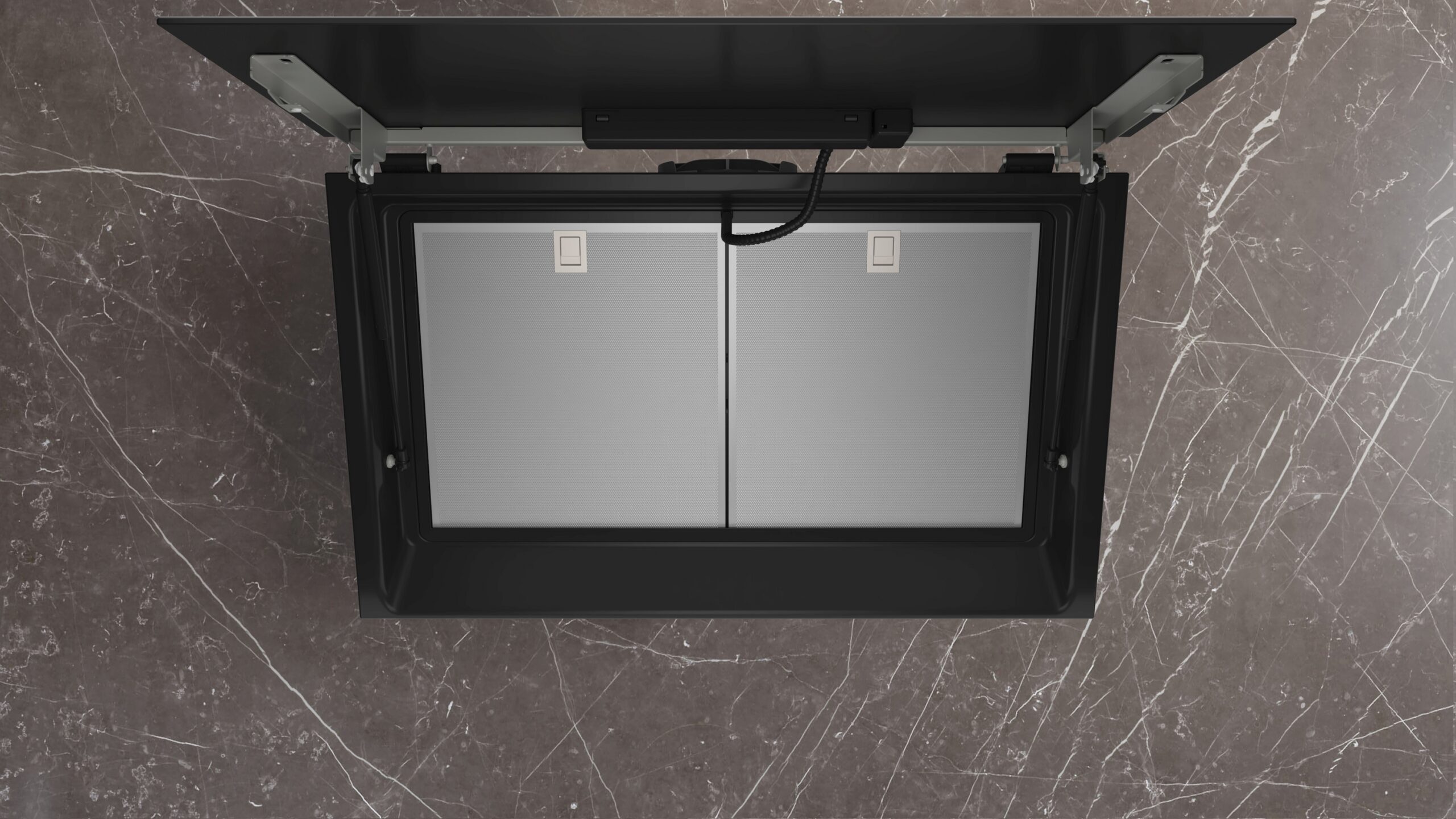 iQ500, Umluft-Wandhaube, 80 cm, Klarglas schwarz bedruckt, Schwarz, LC81JAN60 – Bild 5