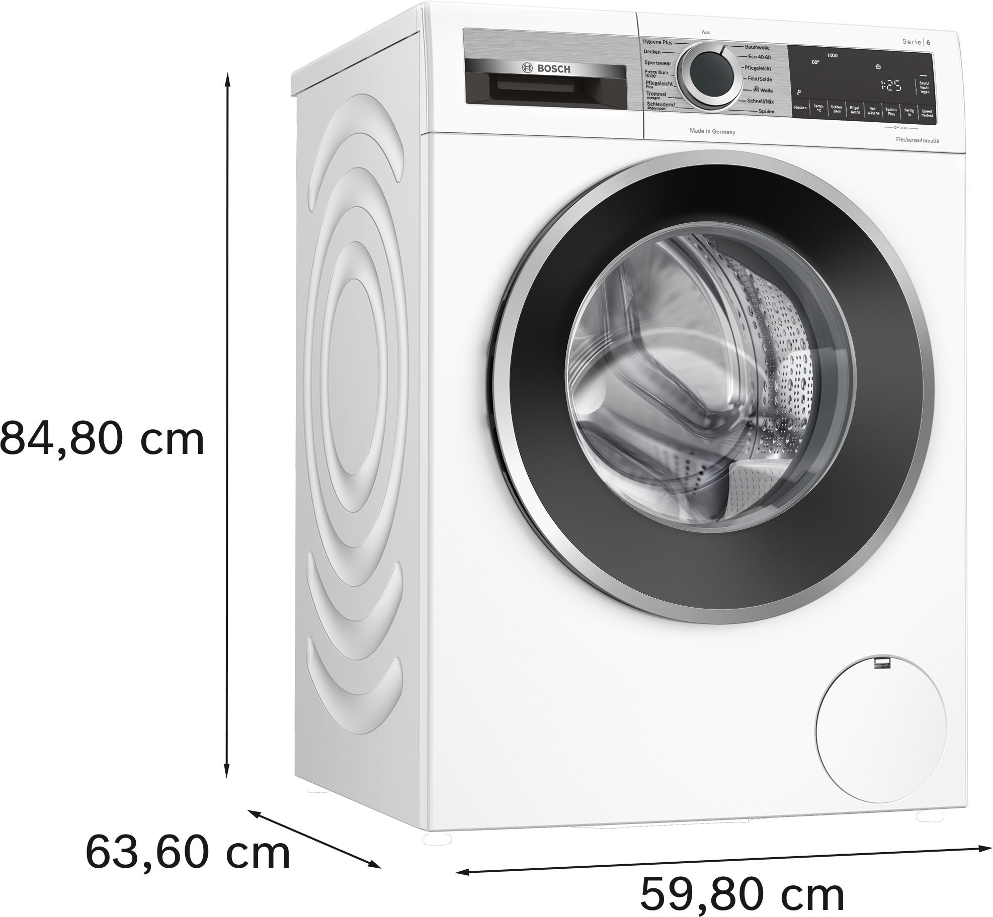 Serie 6, Waschmaschine, Frontlader, 9 kg, max. 1400 U/min., WGG244120 – Bild 7