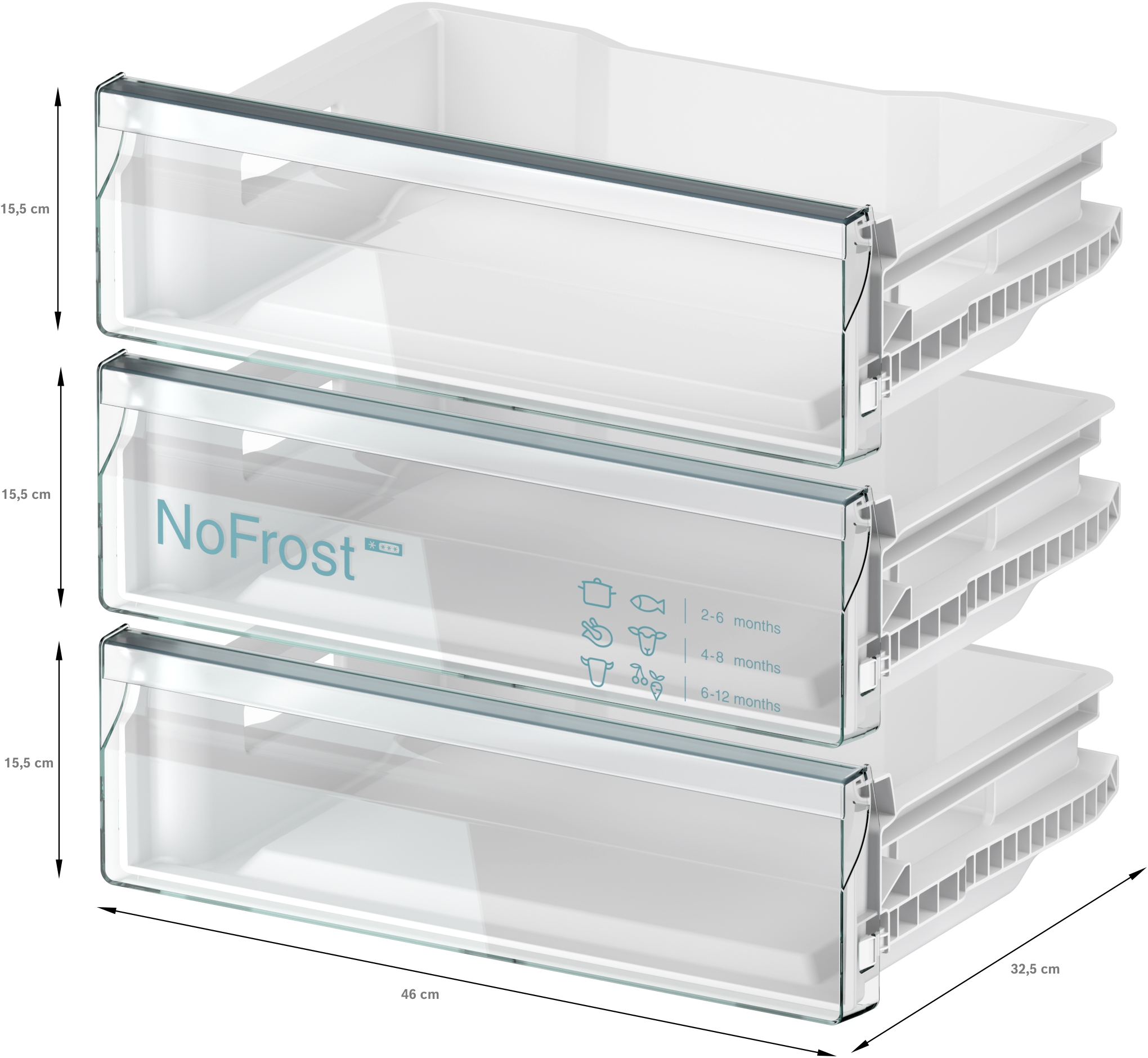 N 70, Unterbau-Gefrierschrank, 82 x 59.8 cm, Flachscharnier mit Softeinzug, GU7213DE0 – Bild 4