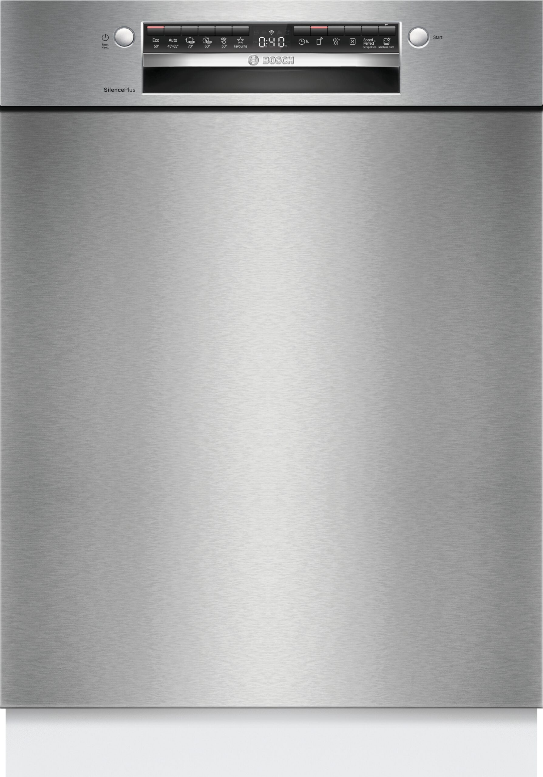 Serie 4, Unterbau-Geschirrspüler, 60 cm, Gebürsteter Stahl, SMU4ECS28E