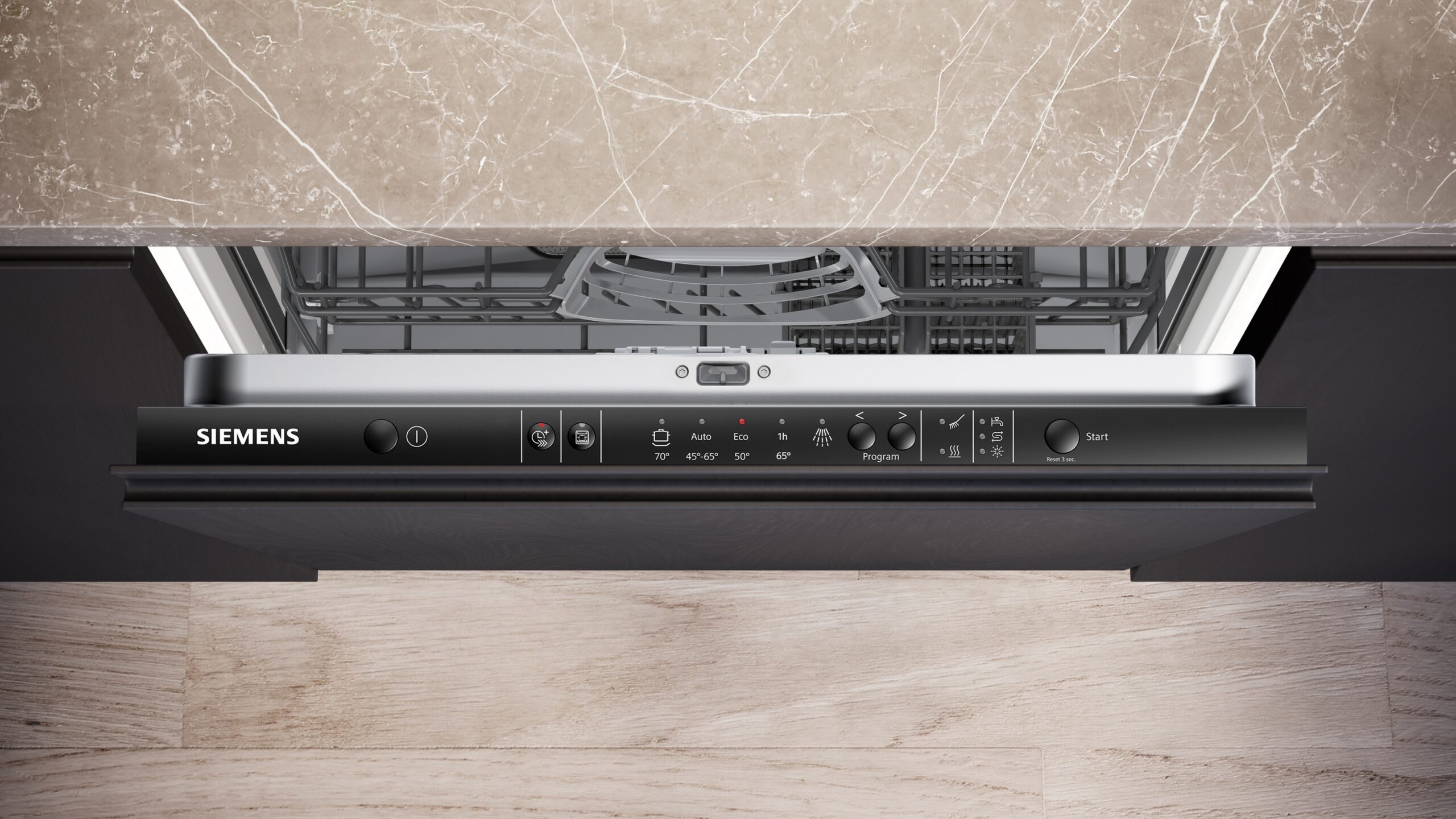 iQ100, Vollintegrierter Geschirrspüler, 60 cm, SN615X07AF – Bild 3